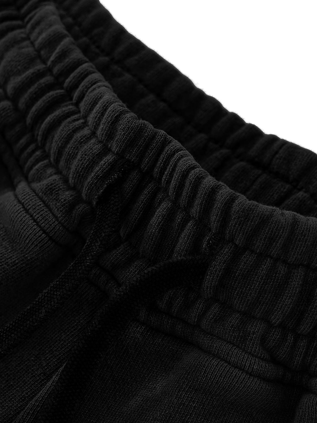 Snow Washed Raw Edge Drawstring Shorts - image 7