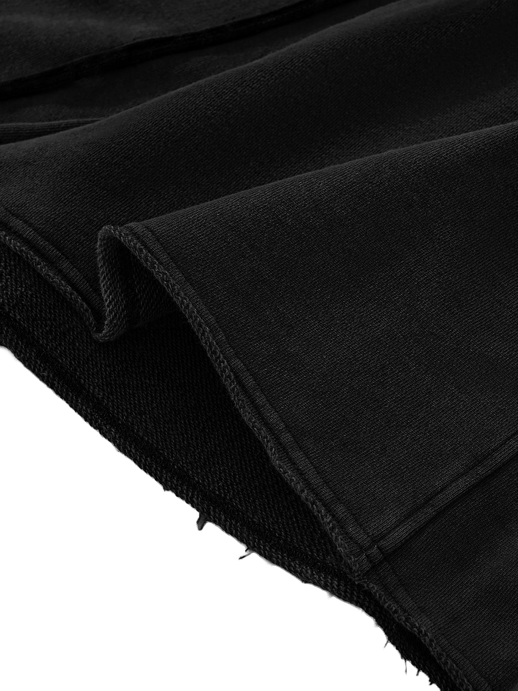 Snow Washed Raw Edge Drawstring Shorts - image 9