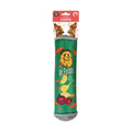 Green can squeaky and crinkly chips dog toy