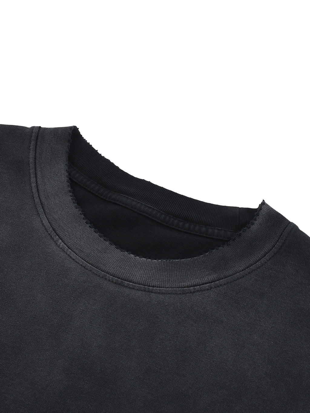 Sun Fade Hand-Frayed Cotton T-Shirt gallery image 13