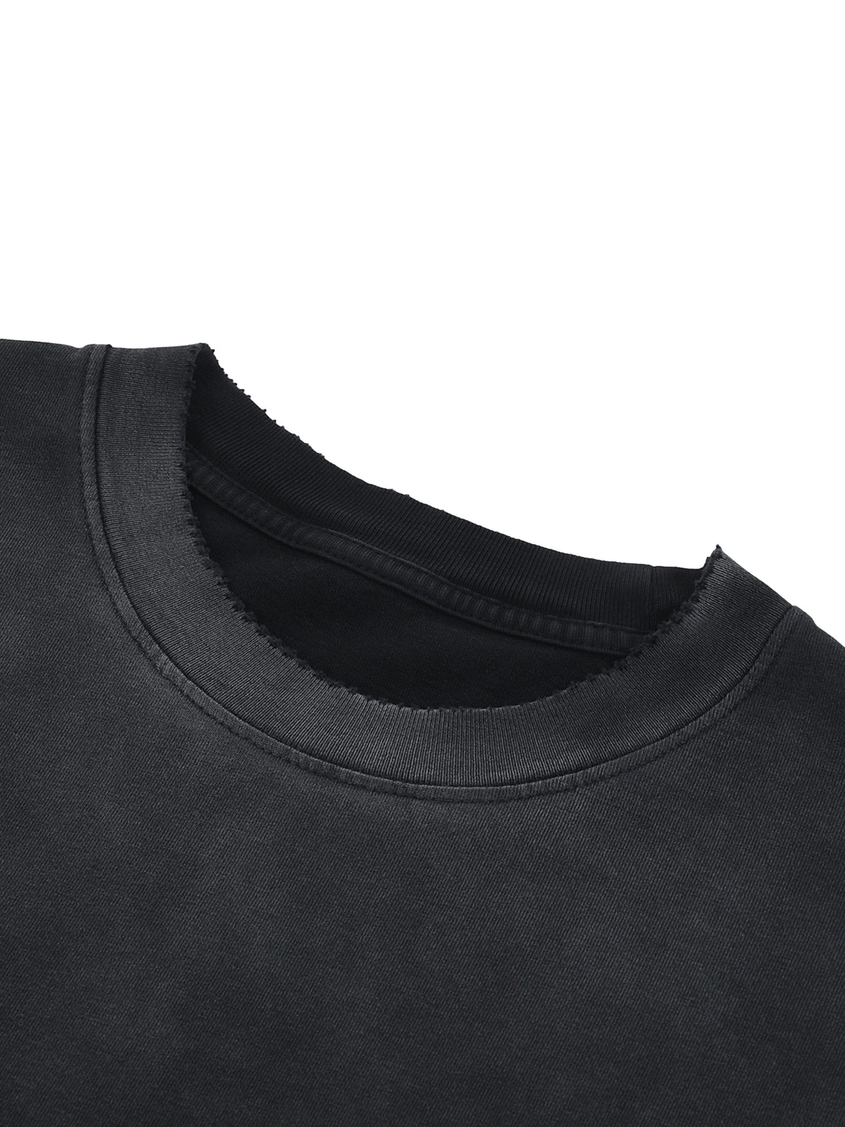 Sun Fade Hand-Frayed Cotton T-Shirt gallery image 13