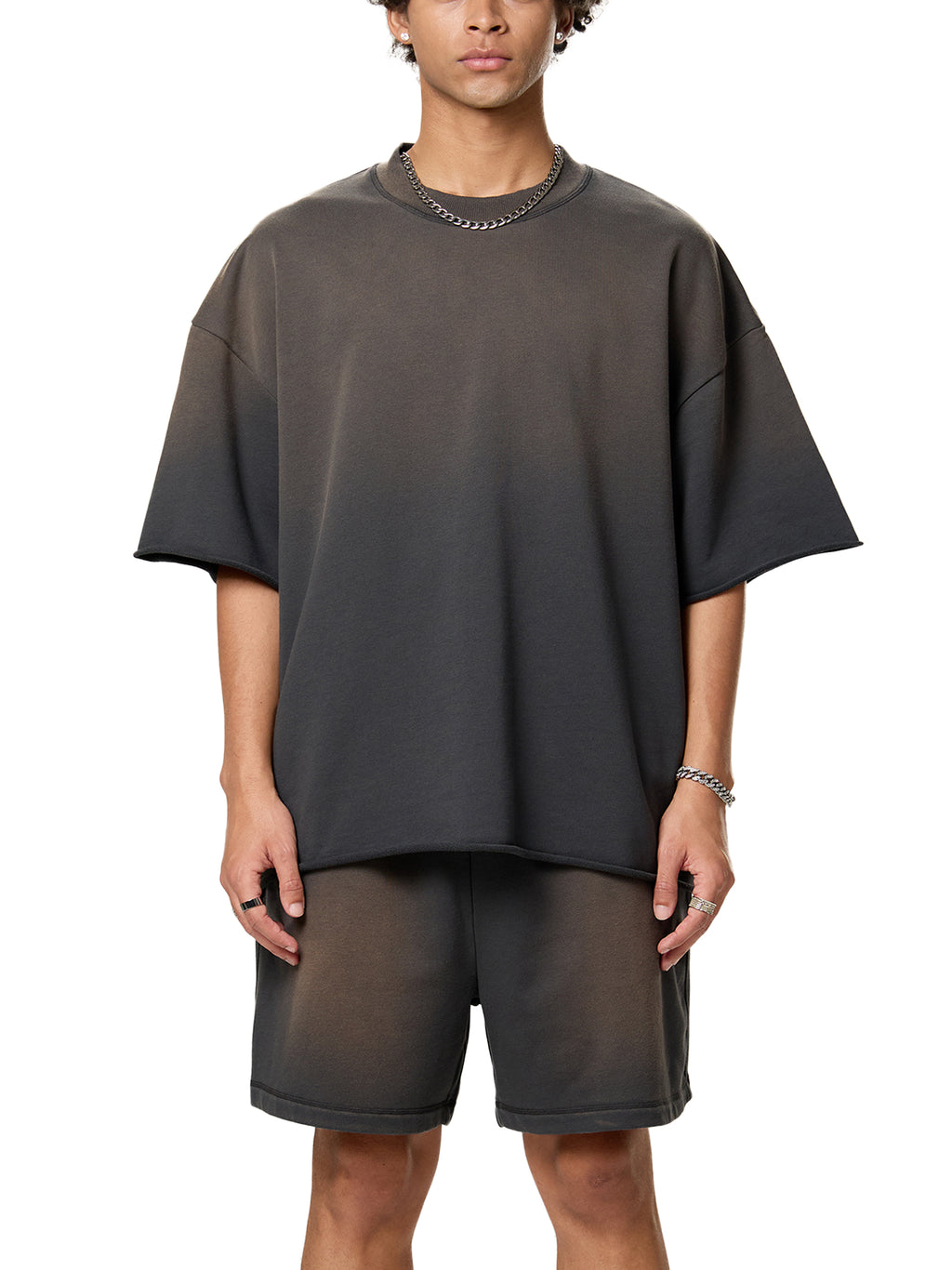 Sun Fade Raw Edge T-Shirt gallery image 3
