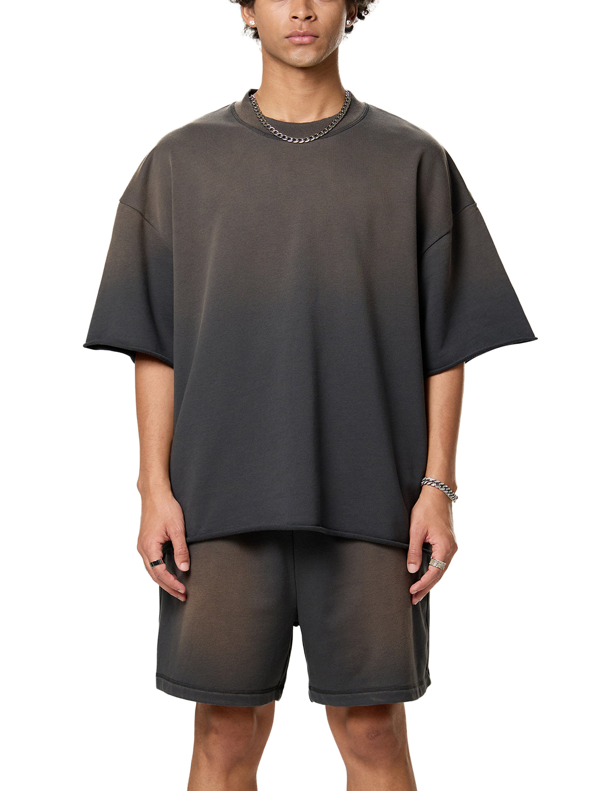 Sun Fade Raw Edge T-Shirt gallery image 3