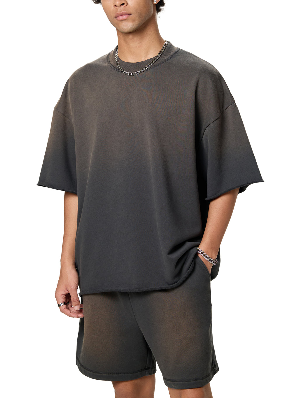 Sun Fade Raw Edge T-Shirt gallery image 7