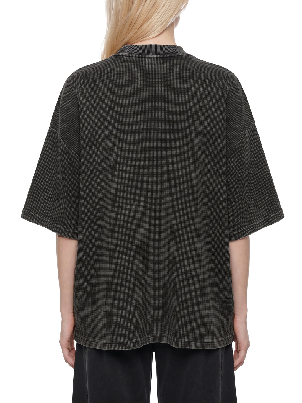 Textured Waffle Washed Boxy T-Shirt gallery 11