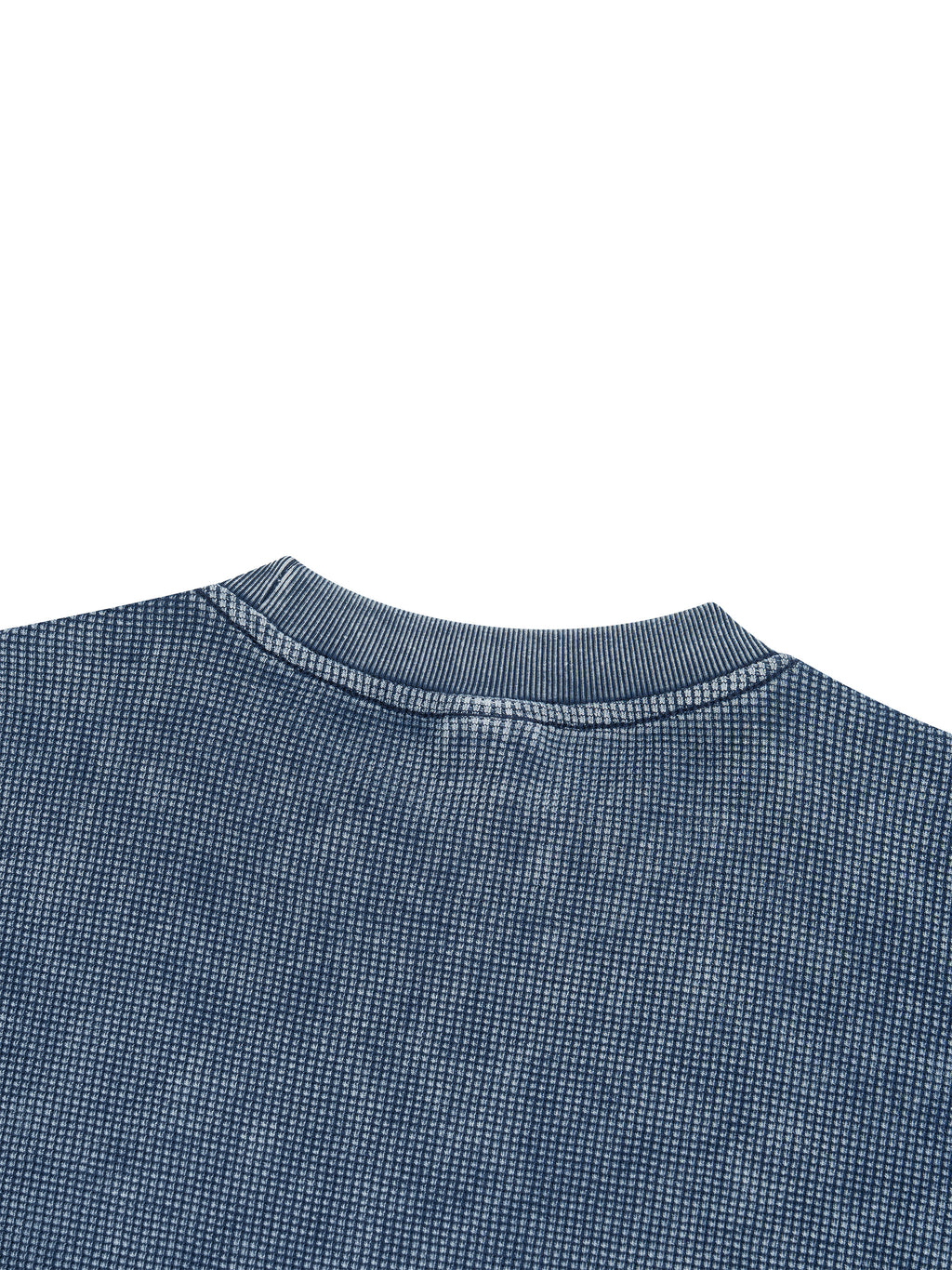 Textured Waffle Washed Boxy T-Shirt gallery 16