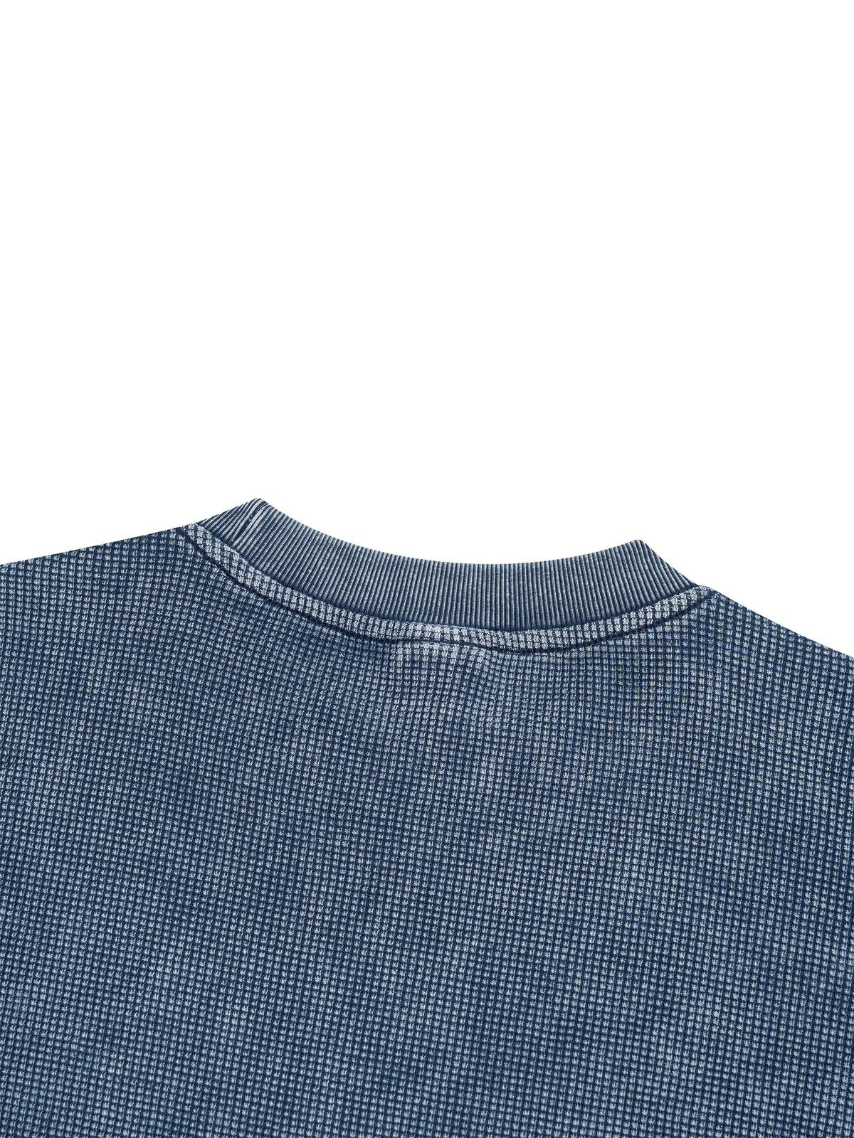 Textured Waffle Washed Boxy T-Shirt gallery 16