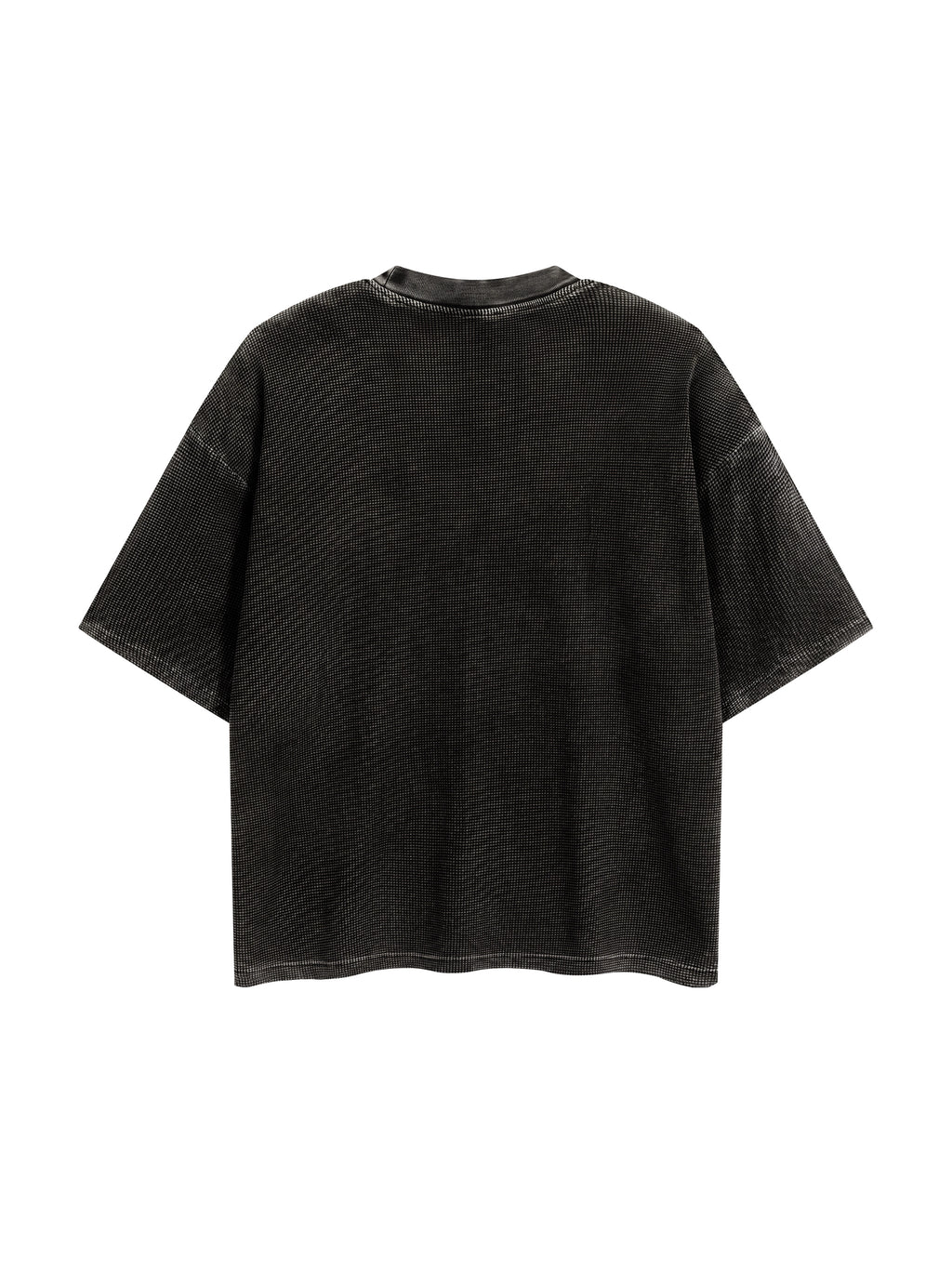 Textured Waffle Washed Boxy T-Shirt gallery 20