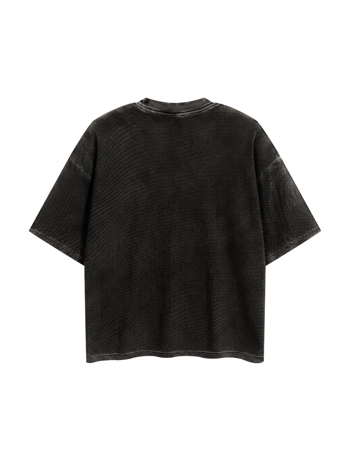 Textured Waffle Washed Boxy T-Shirt gallery 20