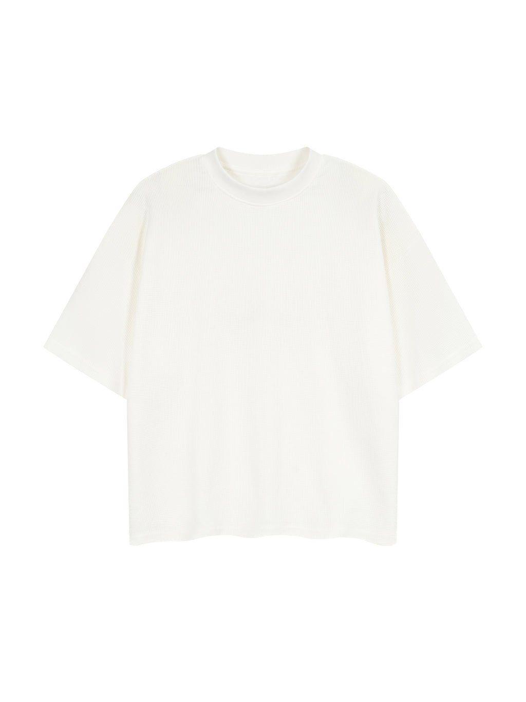 Textured Waffle Washed Boxy T-Shirt gallery 21