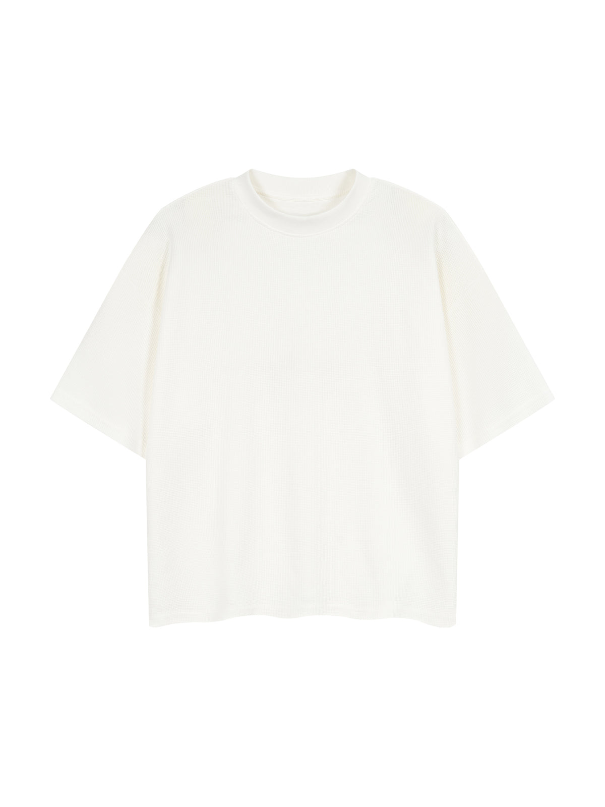 Textured Waffle Washed Boxy T-Shirt gallery 21