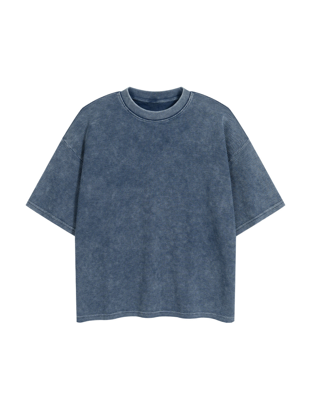 Textured Waffle Washed Boxy T-Shirt gallery 23