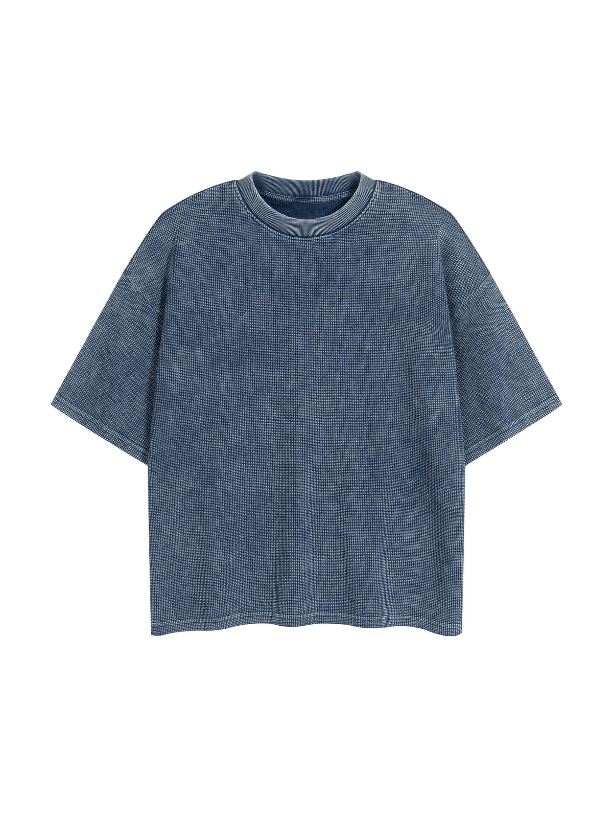 Textured Waffle Washed Boxy T-Shirt gallery 23