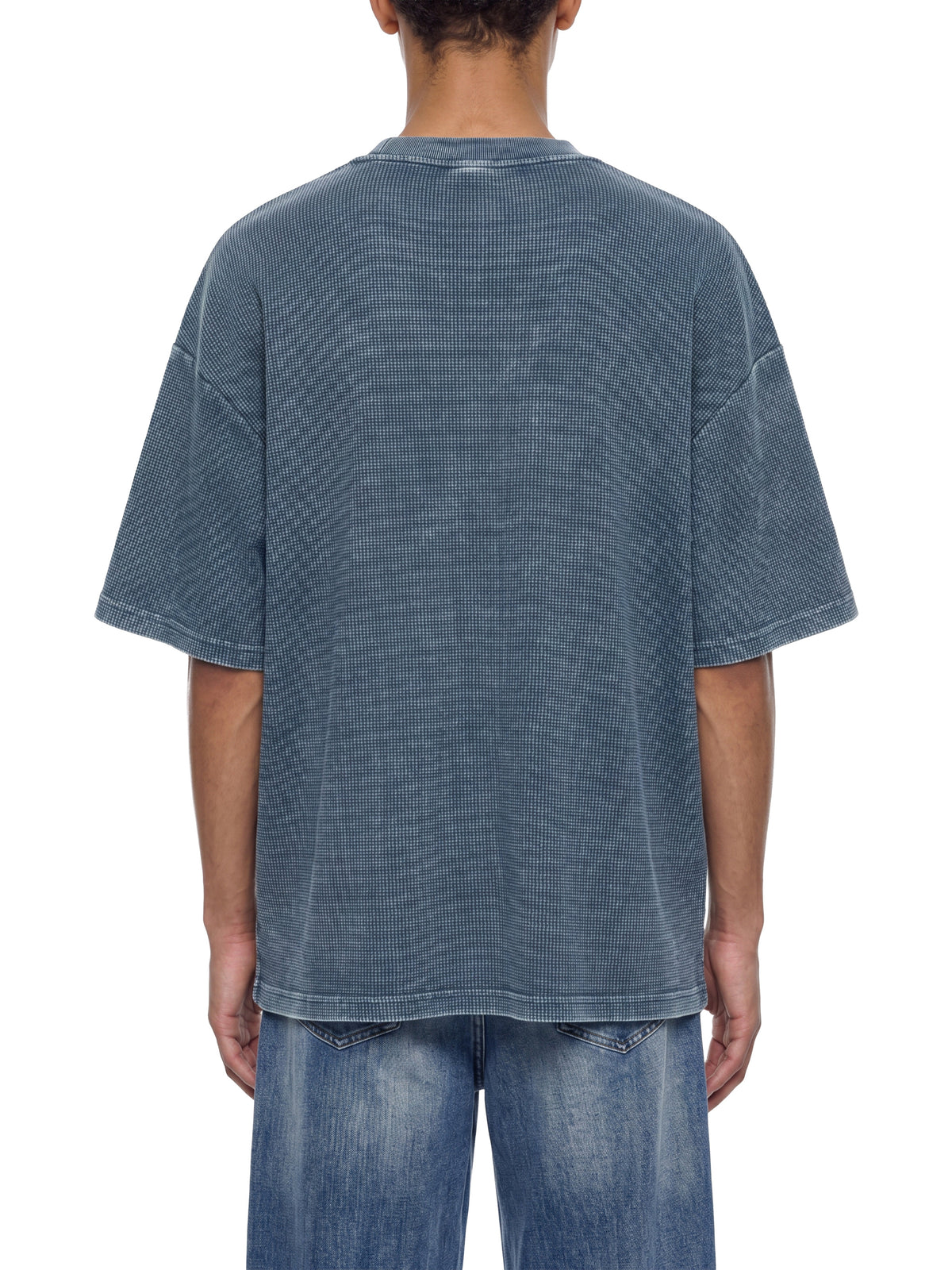 Textured Waffle Washed Boxy T-Shirt gallery 6