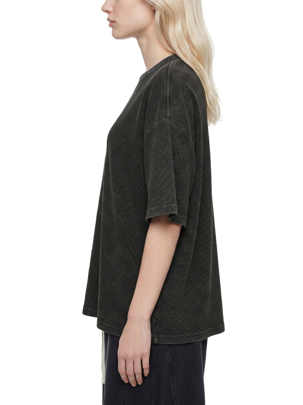Textured Waffle Washed Boxy T-Shirt gallery 9