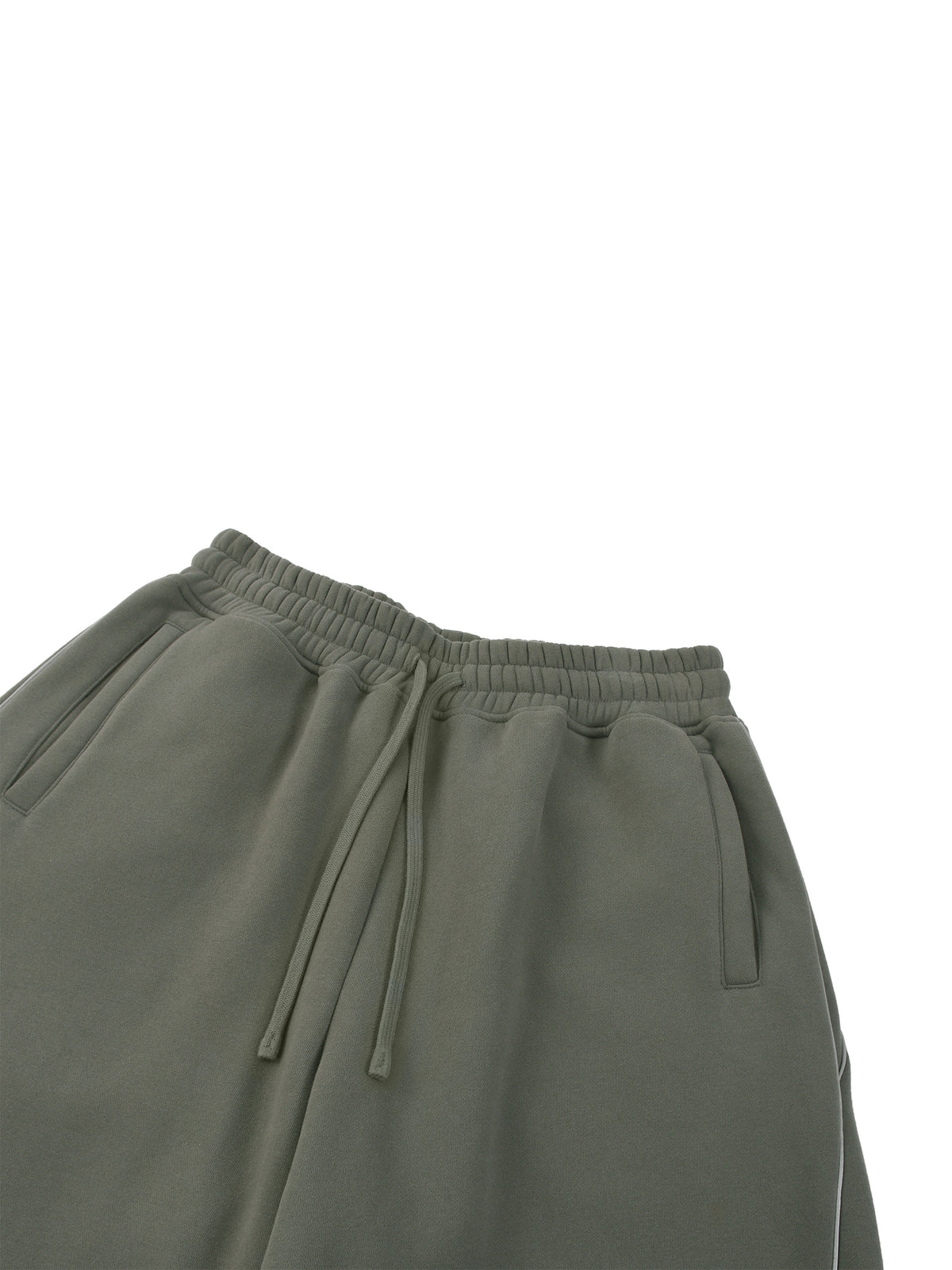 Unisex Piping Fleece Barrel Leg Sweatpants – detail view 1