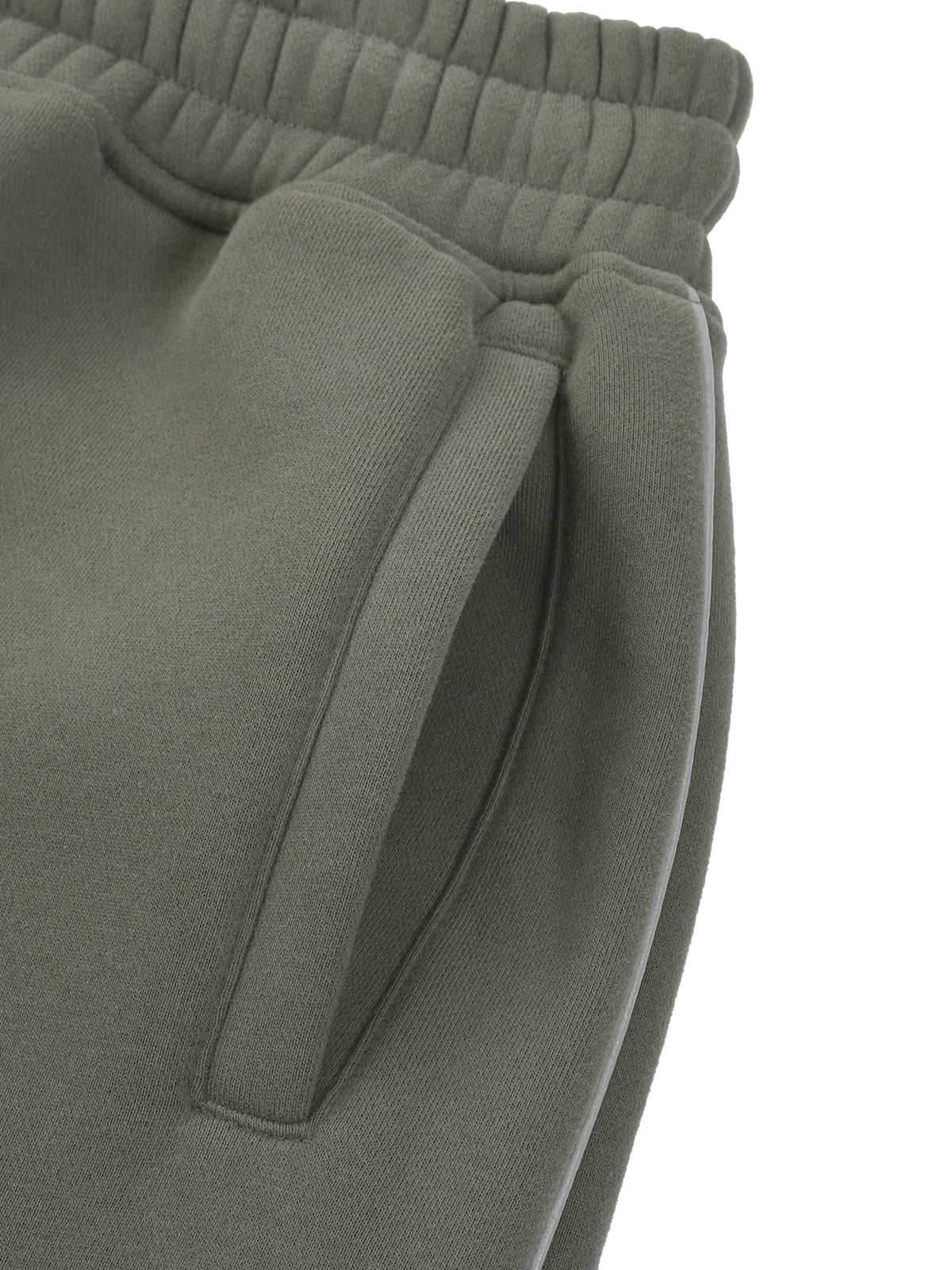 Unisex Piping Fleece Barrel Leg Sweatpants – detail view 2