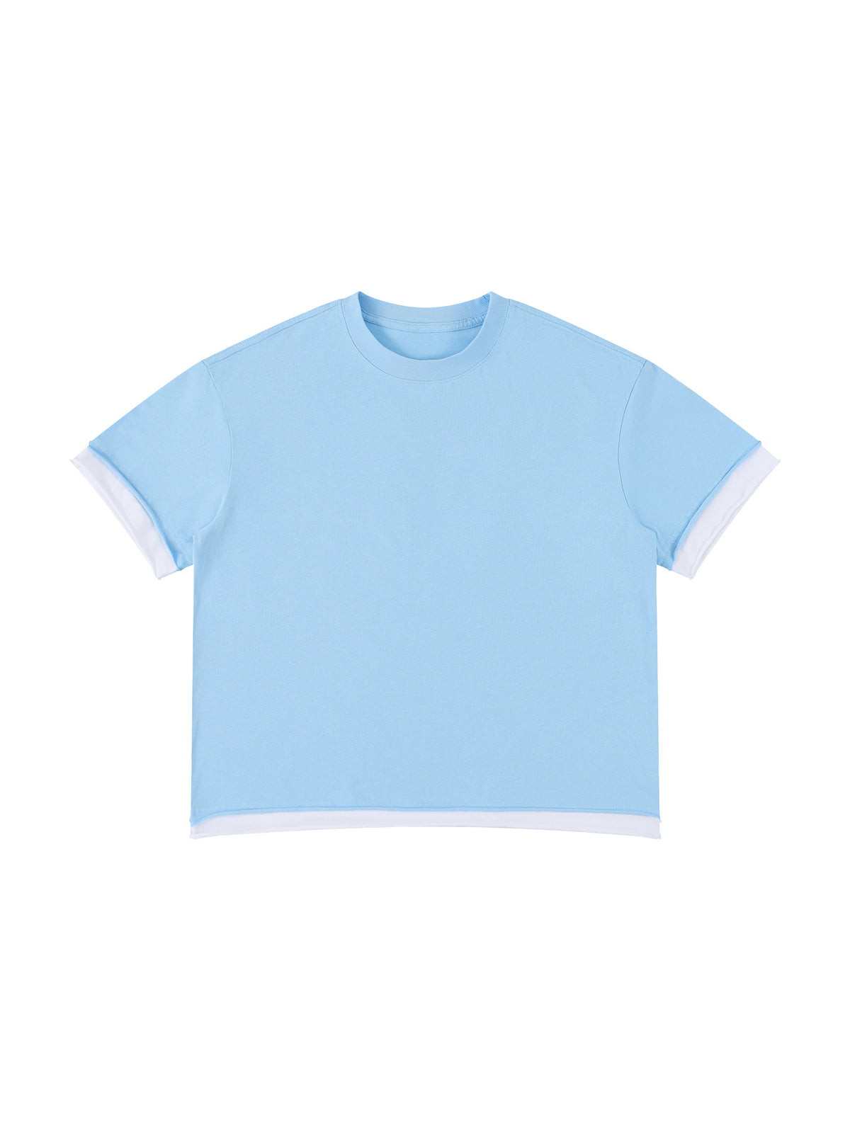 Unisex Boxy Color Block T-Shirt gallery 23