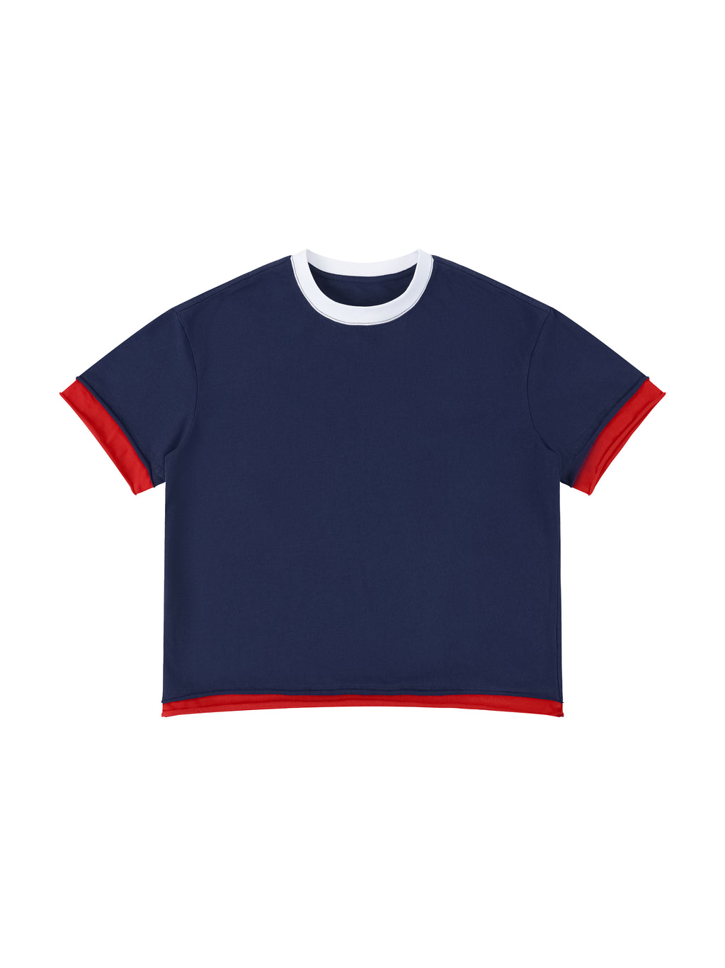 Unisex Boxy Color Block T-Shirt gallery 33