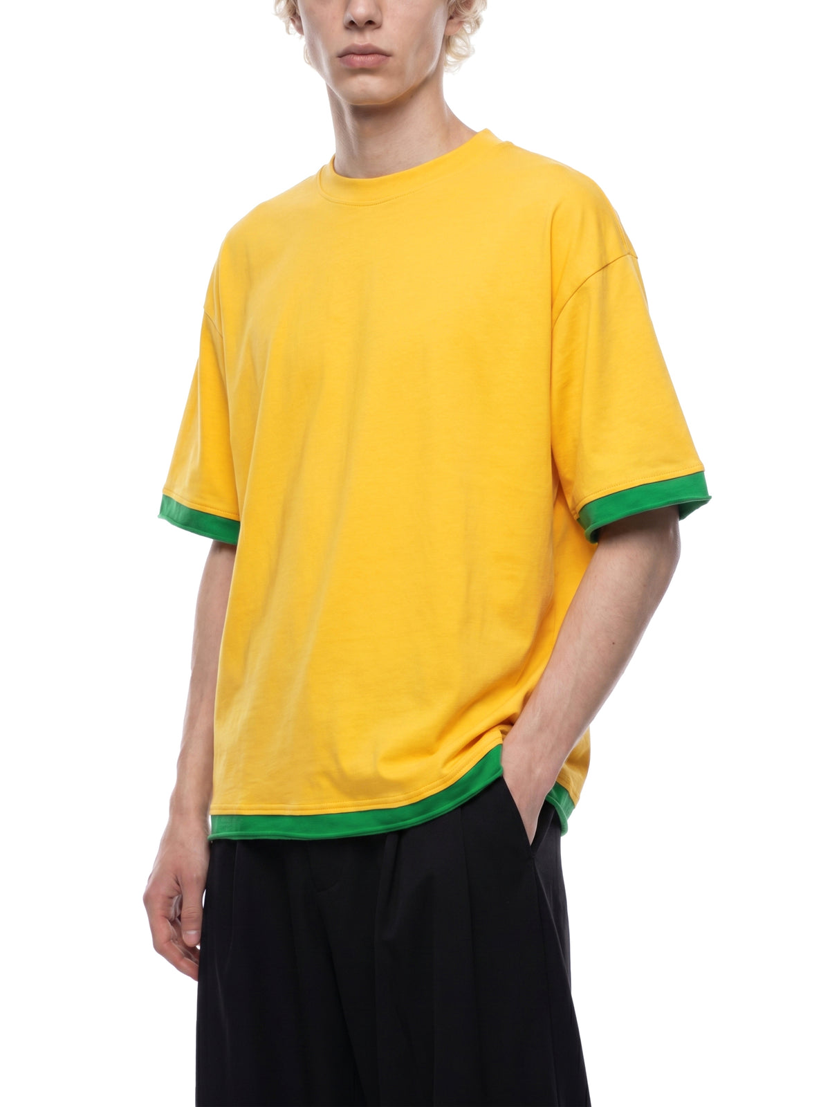 Unisex Boxy Color Block T-Shirt gallery 4