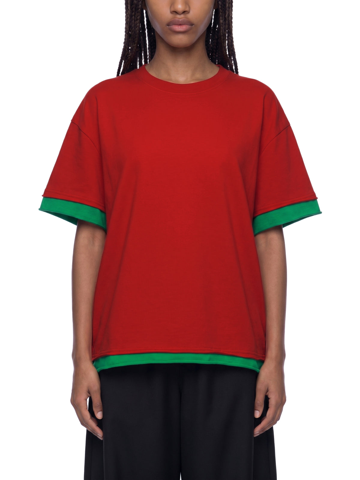 Unisex Boxy Color Block T-Shirt gallery 8
