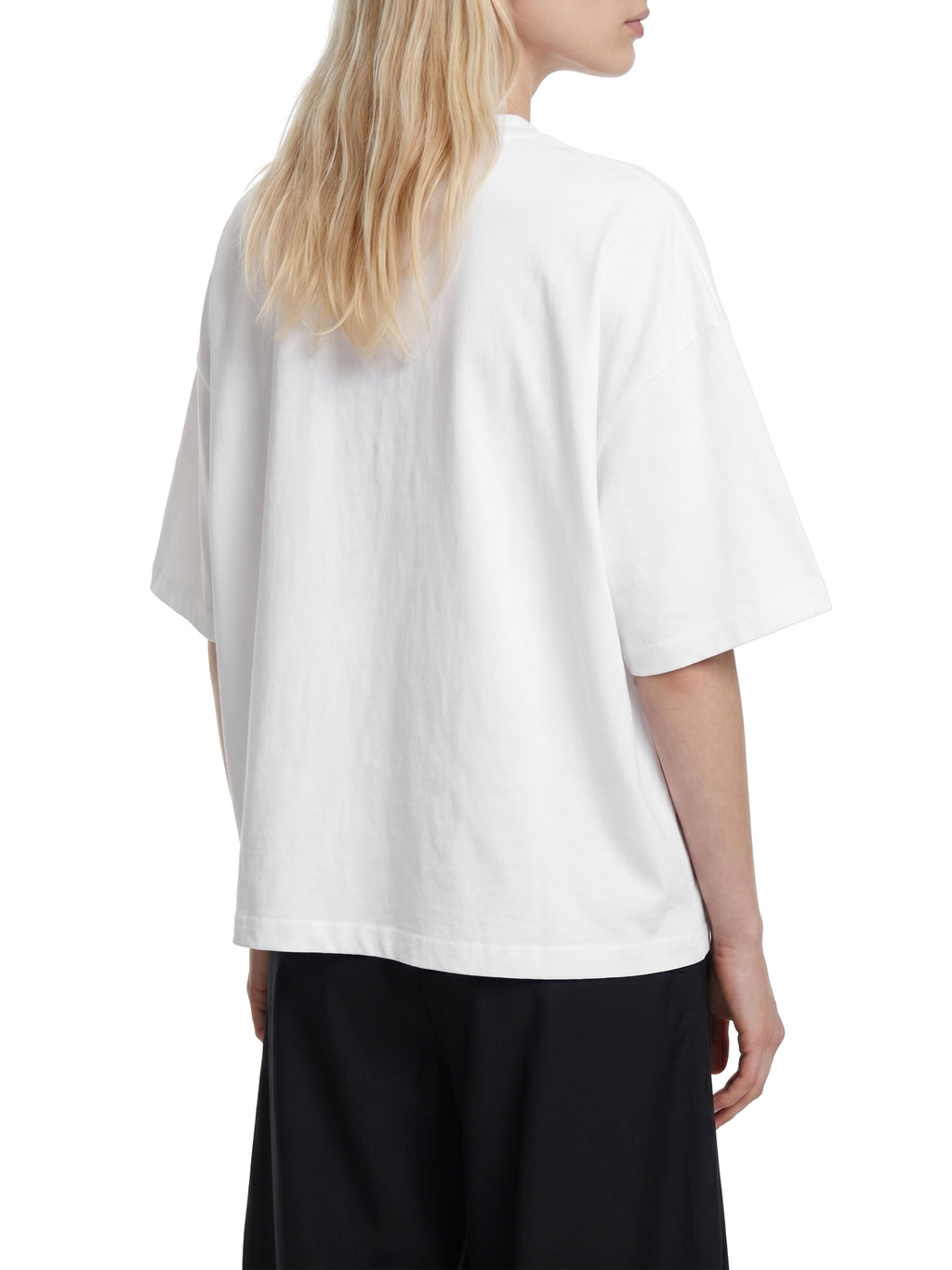 Unisex Boxy Drop Shoulder Crop T-Shirt gallery 11