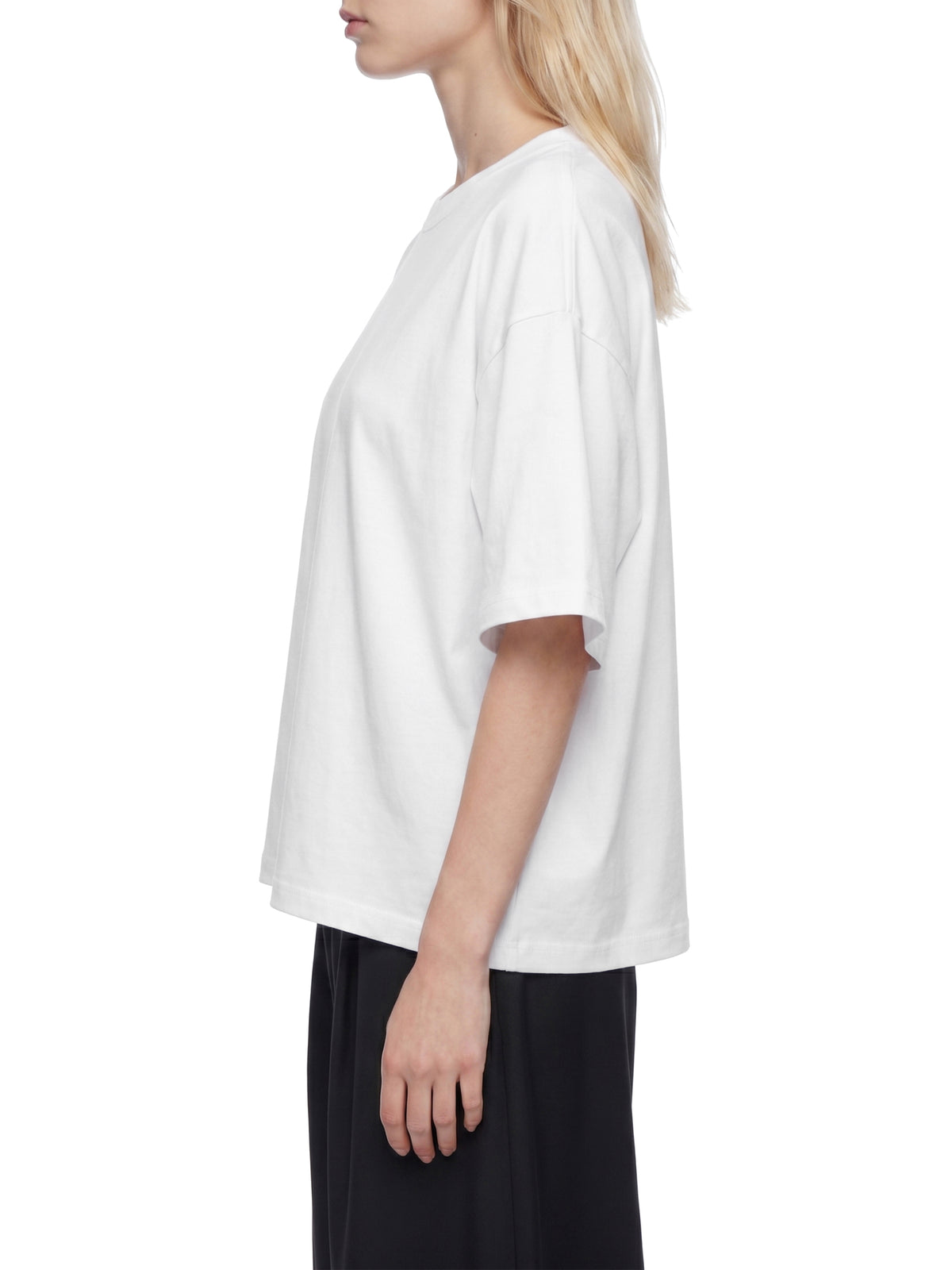 Unisex Boxy Drop Shoulder Crop T-Shirt gallery 12