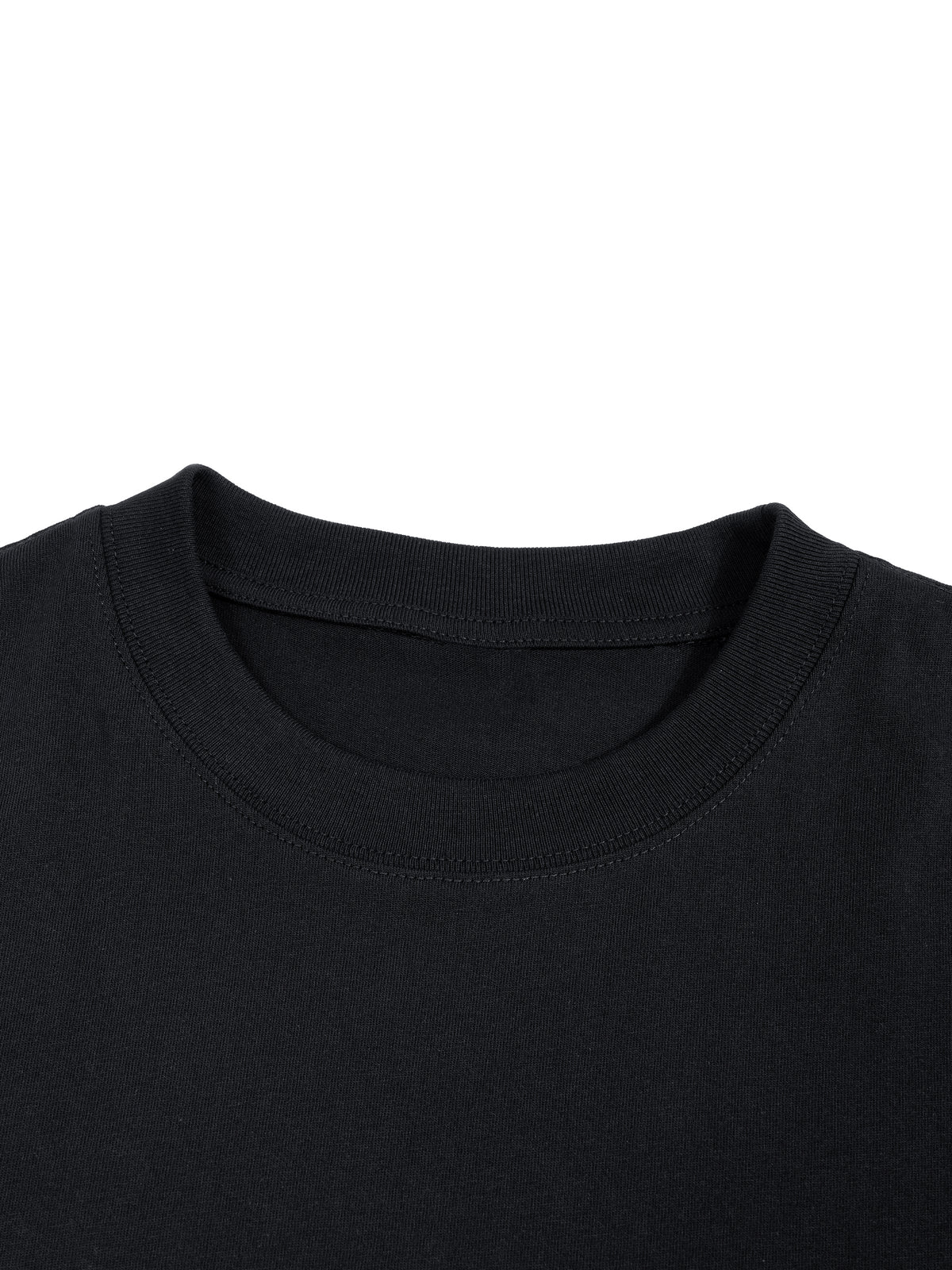 Unisex Boxy Drop Shoulder Crop T-Shirt gallery 13