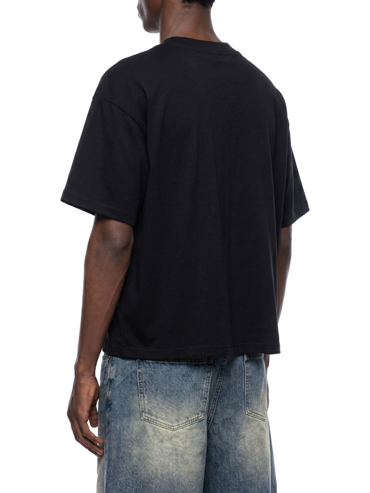 Unisex Boxy Drop Shoulder Crop T-Shirt gallery 6