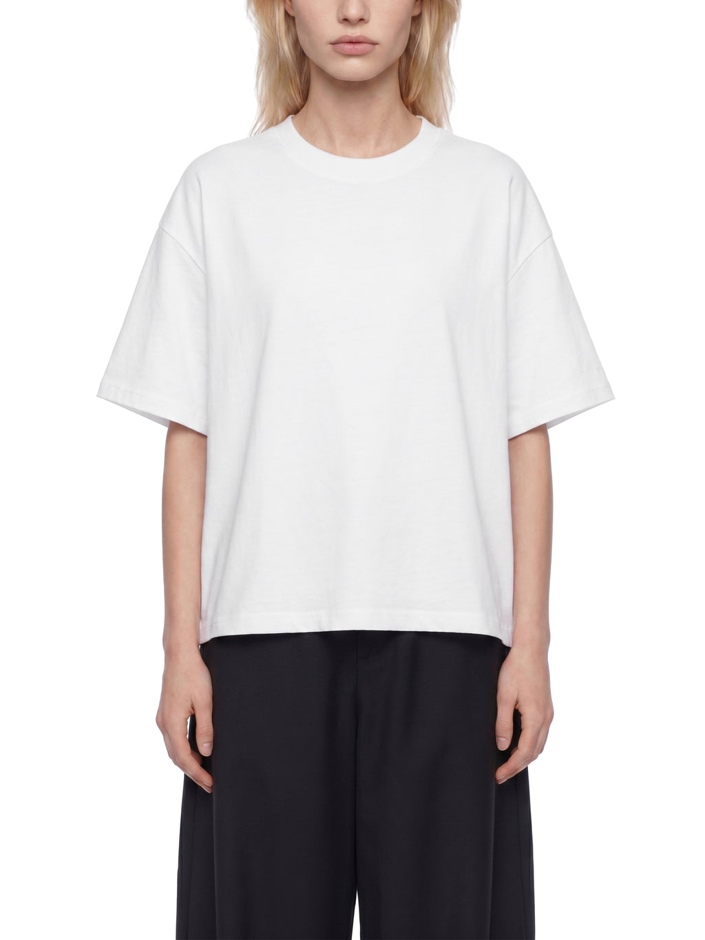 Unisex Boxy Drop Shoulder Crop T-Shirt gallery 8