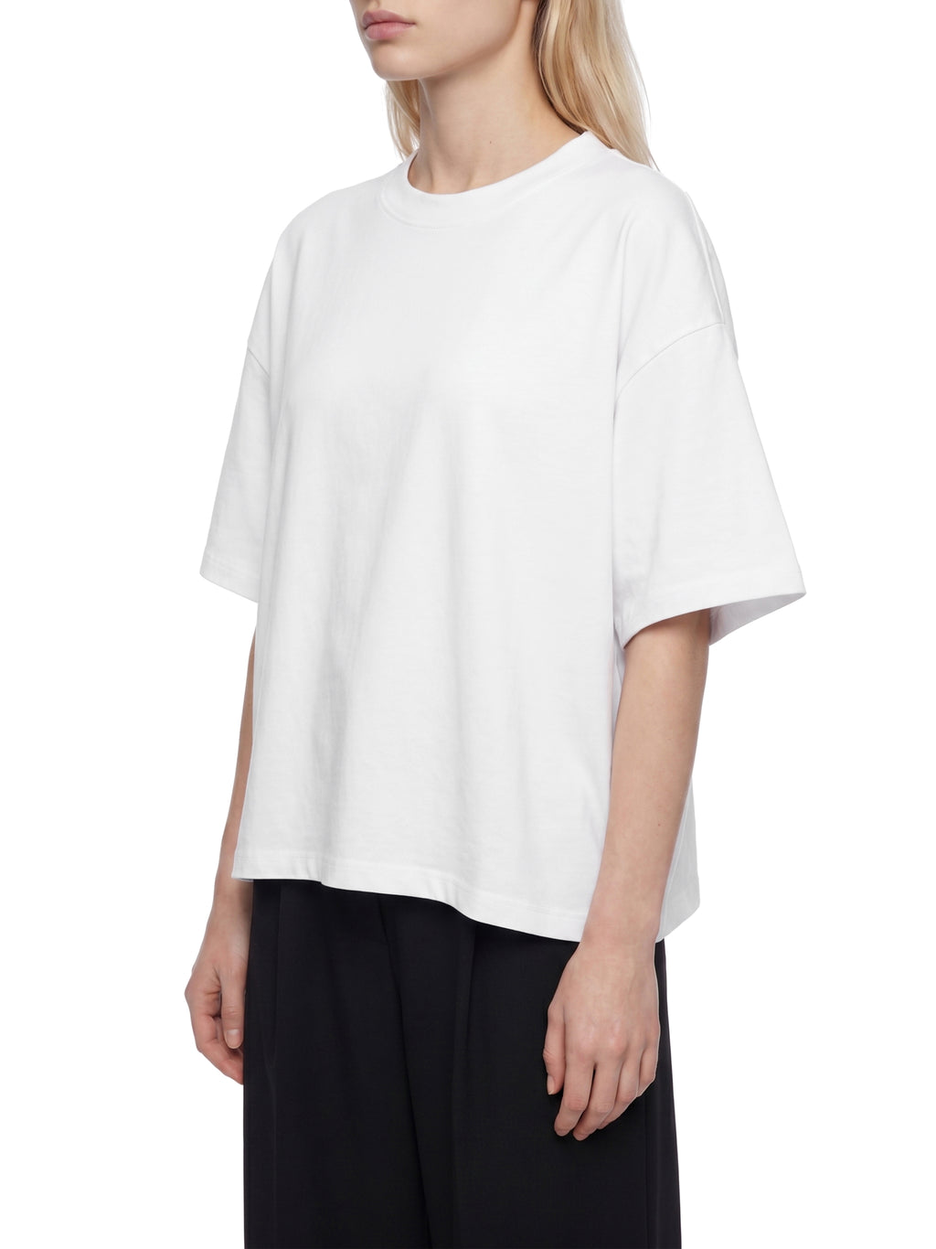 Unisex Boxy Drop Shoulder Crop T-Shirt gallery 9