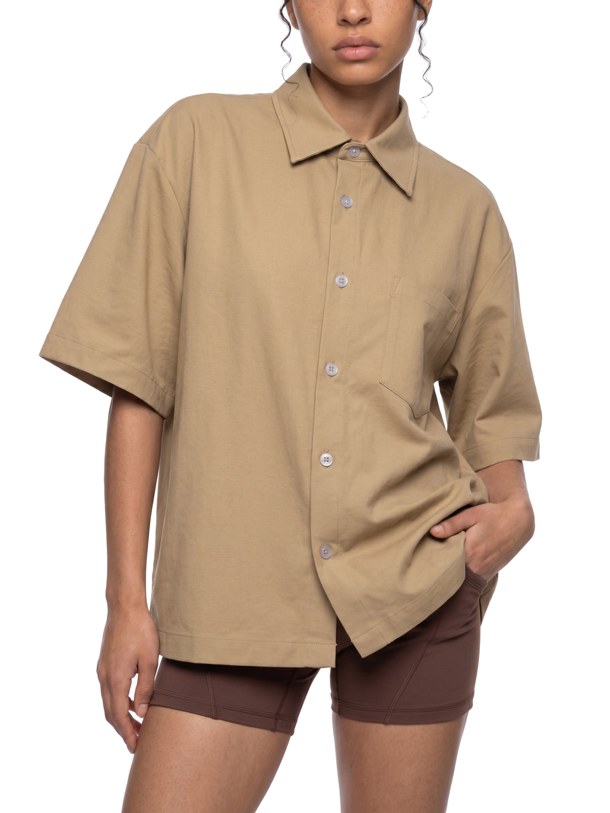 Unisex Boxy Heavyweight Short Sleeve Shirt gallery 11