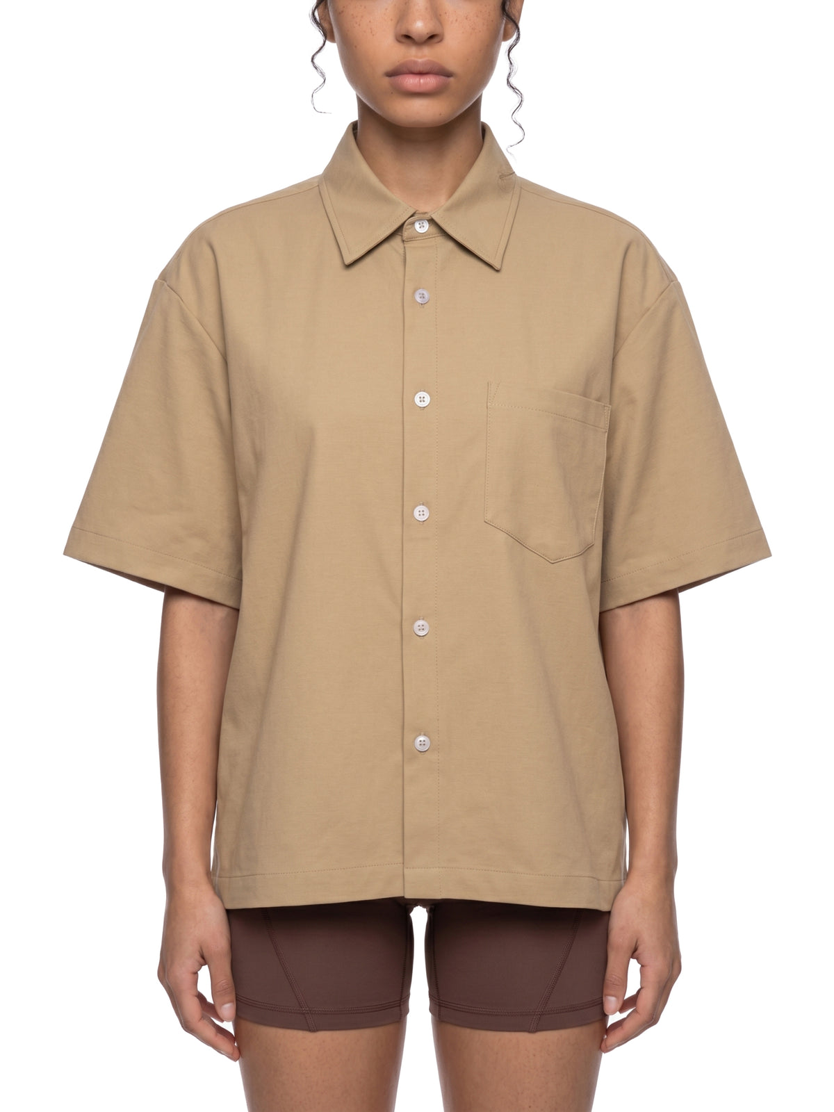 Unisex Boxy Heavyweight Short Sleeve Shirt gallery 8