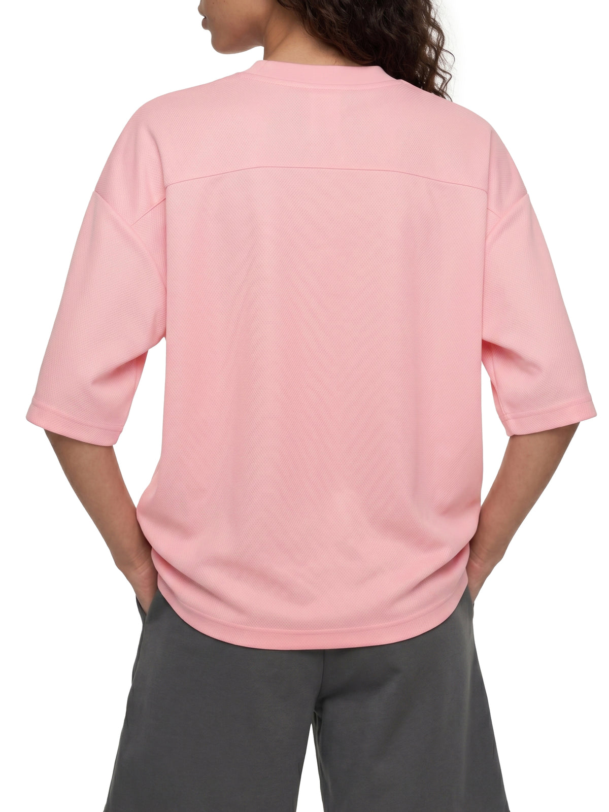 Unisex Boxy Mesh Crewneck T-Shirt gallery 12