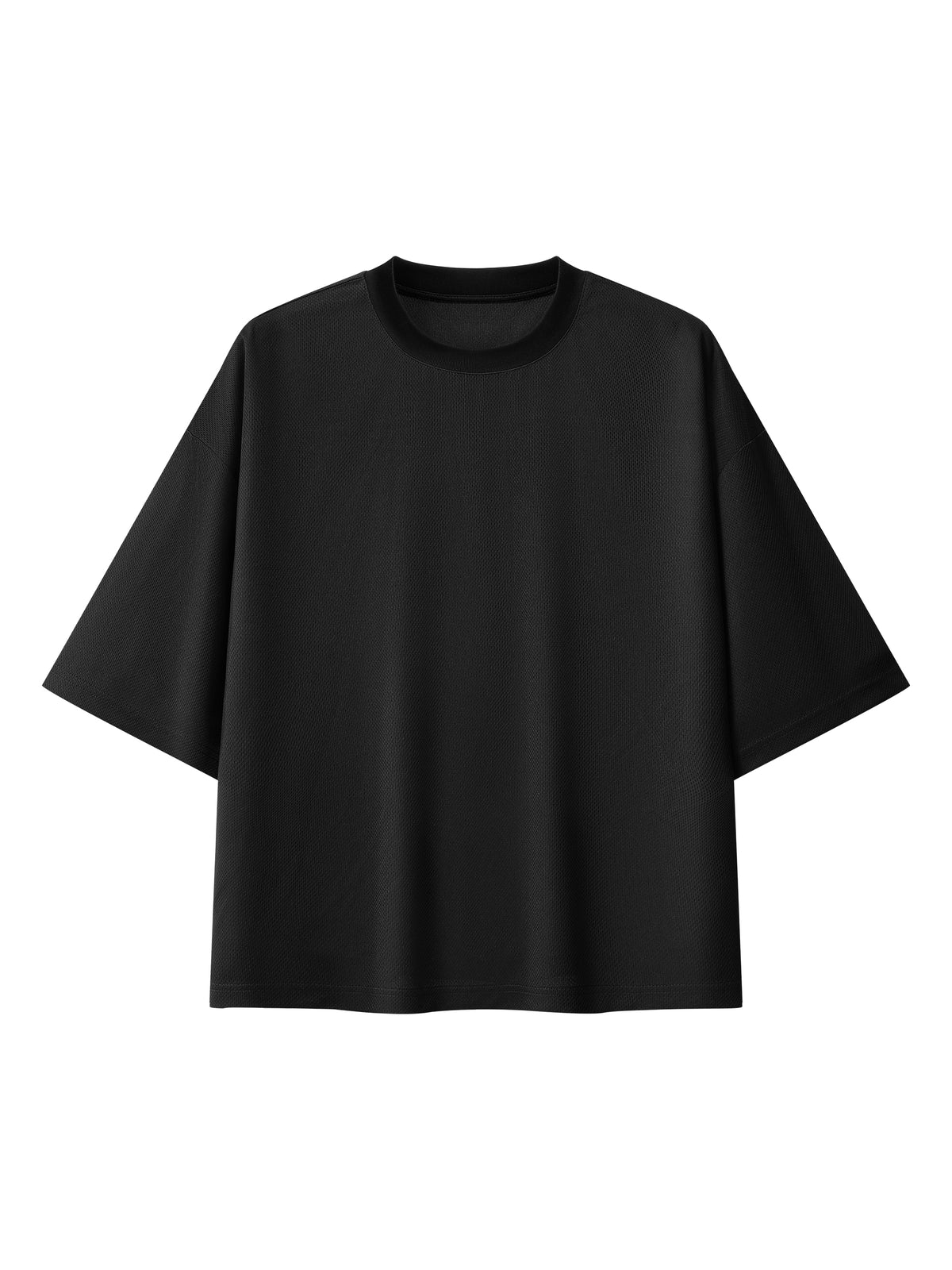 Unisex Boxy Mesh Crewneck T-Shirt gallery 19
