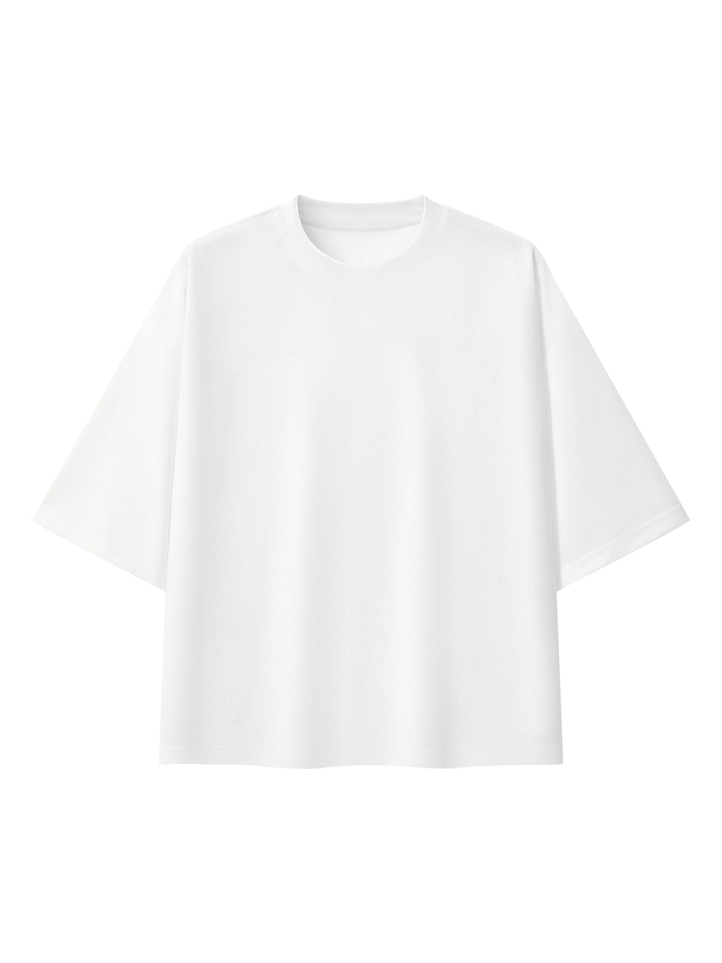 Unisex Boxy Mesh Crewneck T-Shirt gallery 21