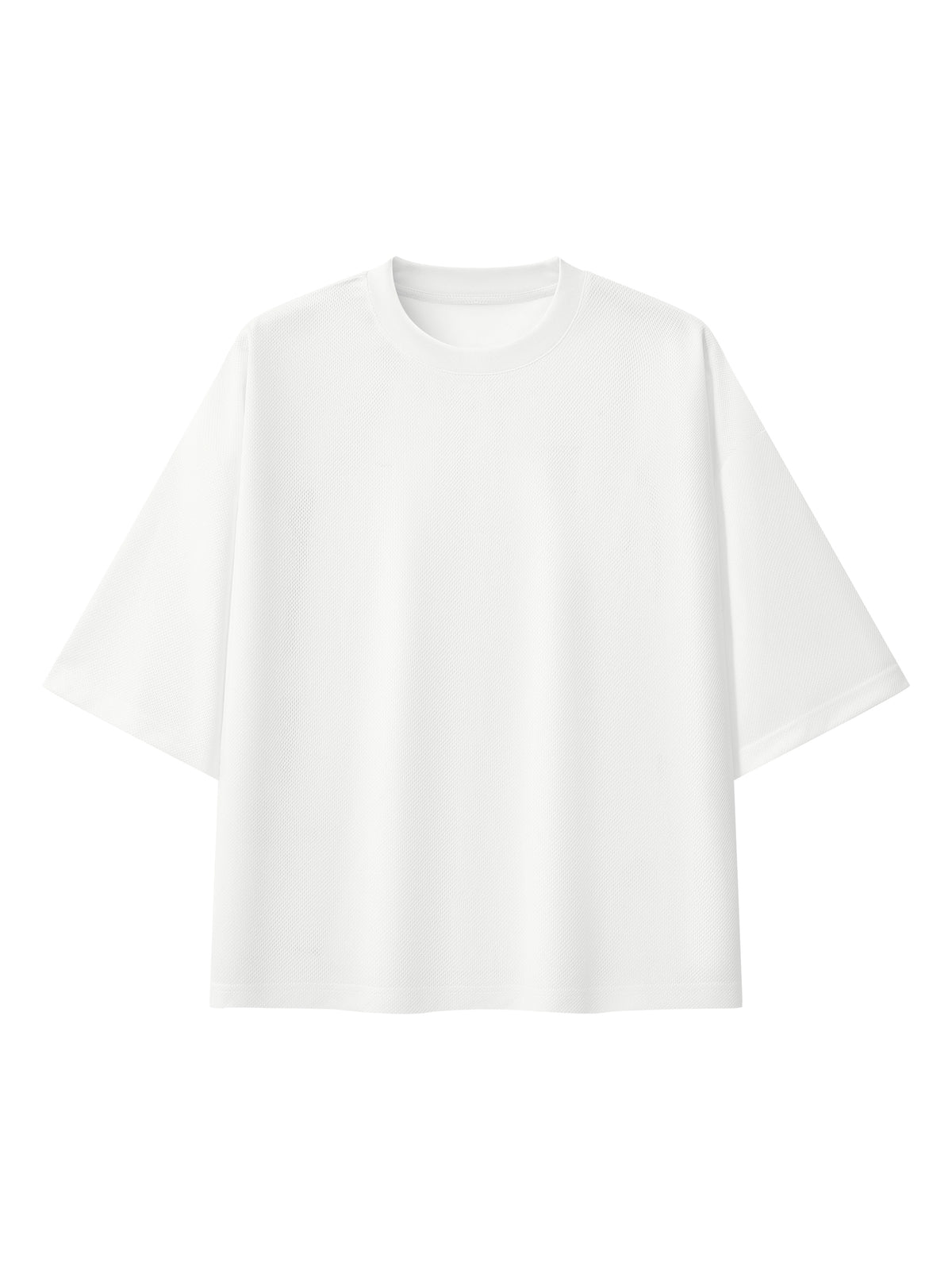 Unisex Boxy Mesh Crewneck T-Shirt gallery 21