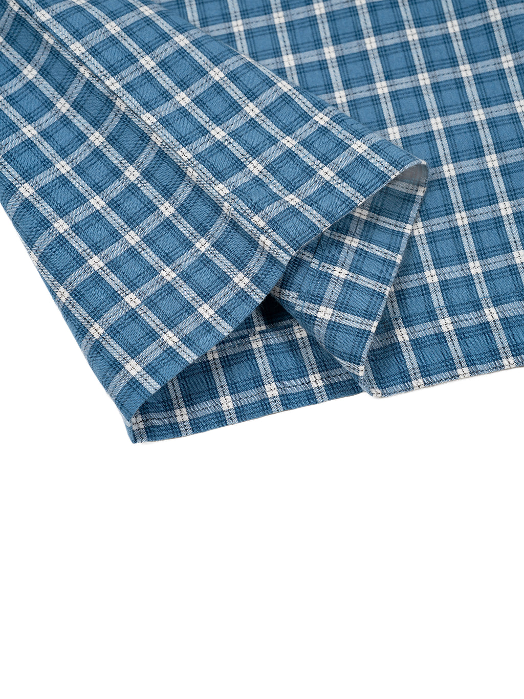 Unisex Boxy Plaid Color Block Polo Shirt gallery 15