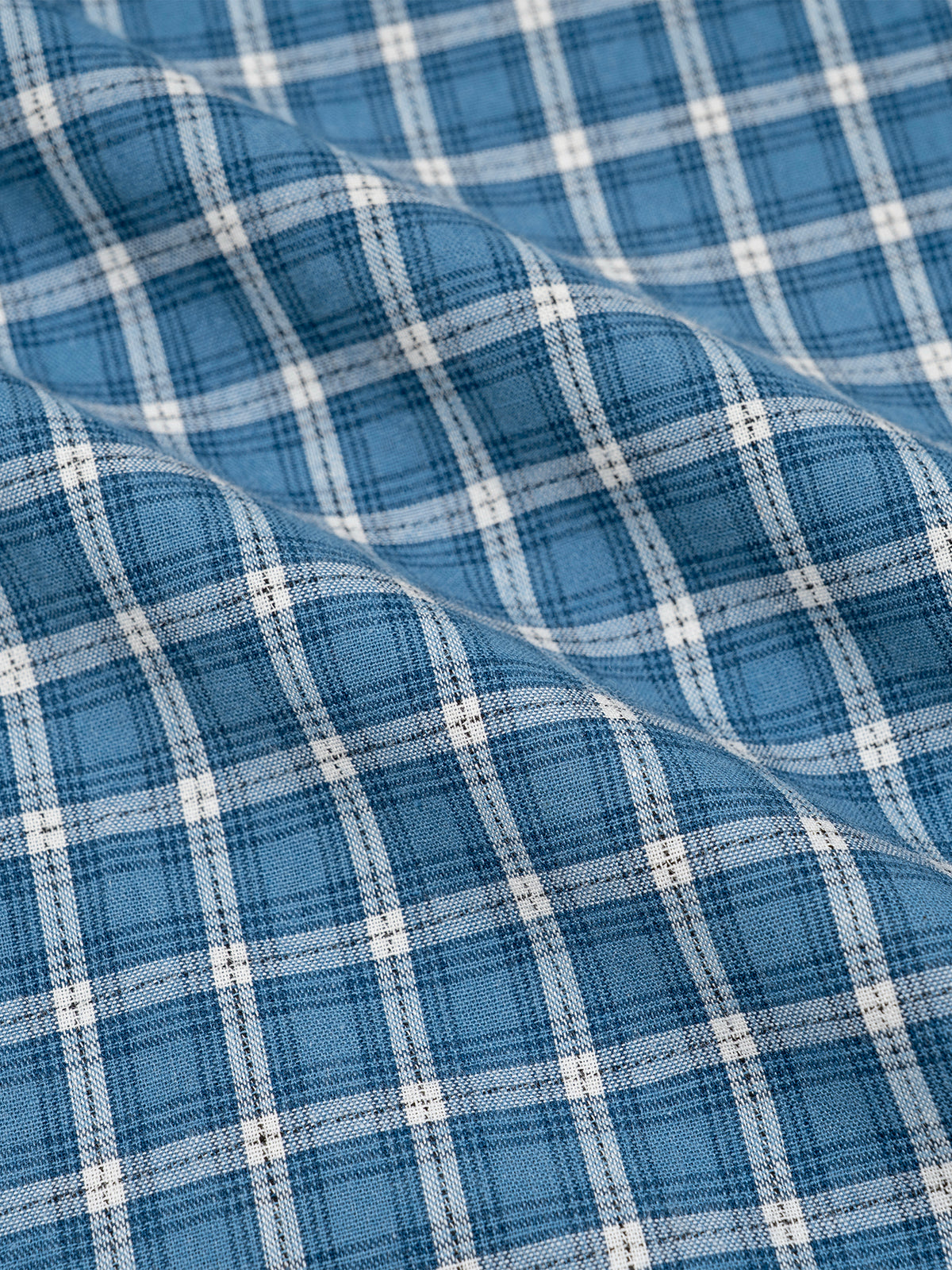 Unisex Boxy Plaid Color Block Polo Shirt gallery 18