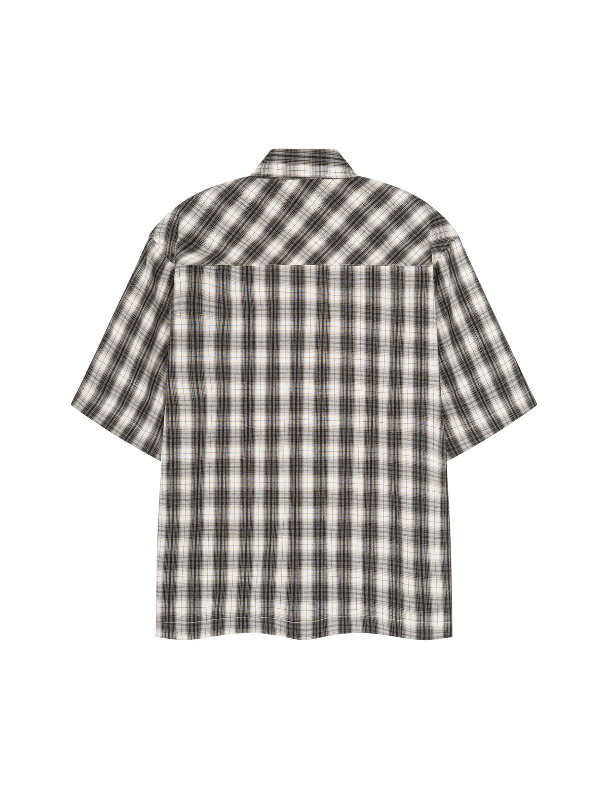 Unisex Boxy Plaid Short Sleeve Shirt gallery 20