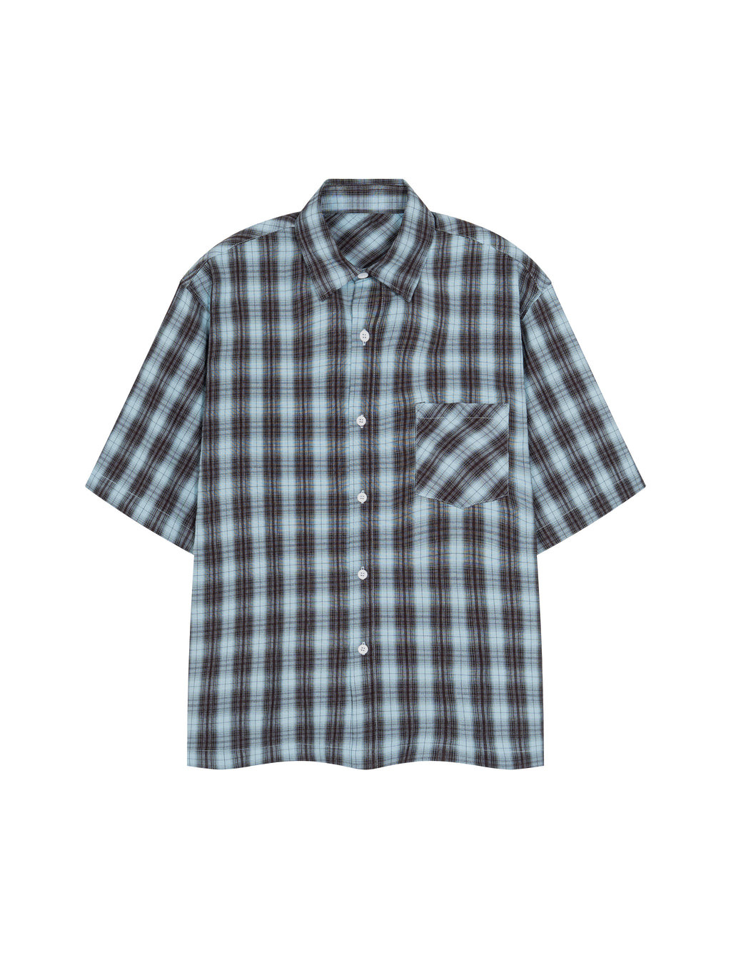 Unisex Boxy Plaid Short Sleeve Shirt gallery 21