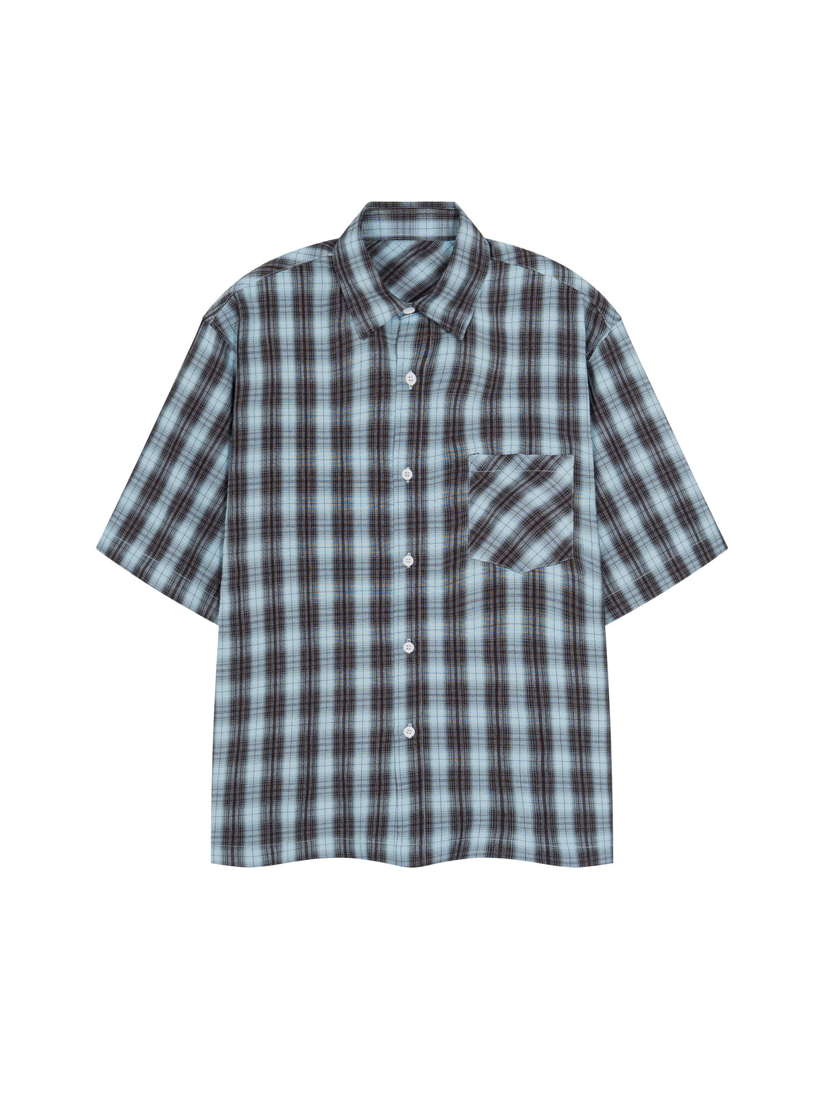 Unisex Boxy Plaid Short Sleeve Shirt gallery 21