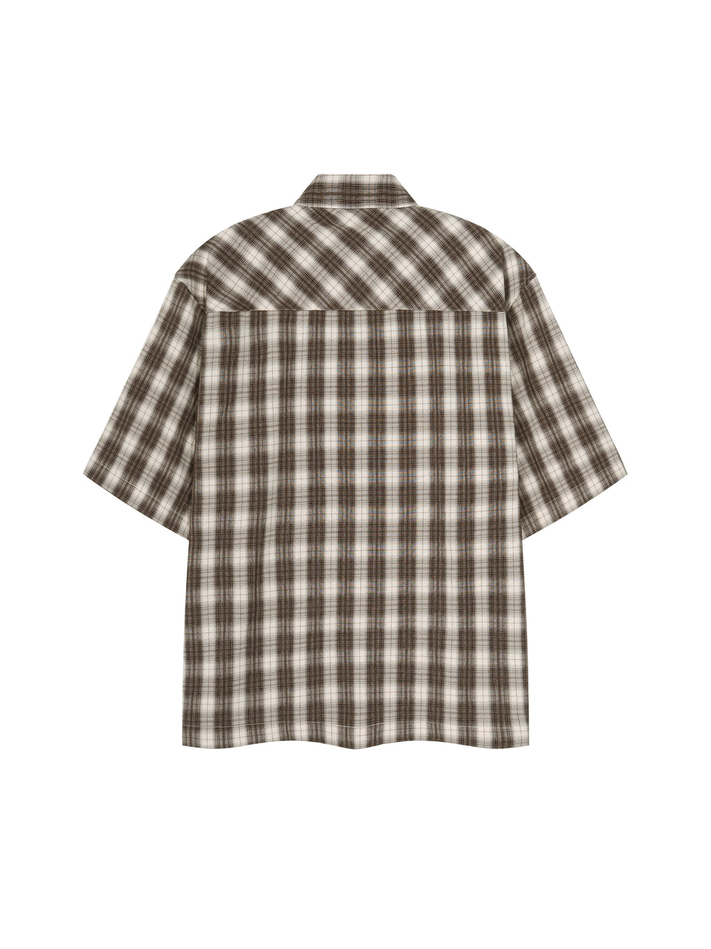 Unisex Boxy Plaid Short Sleeve Shirt gallery 24