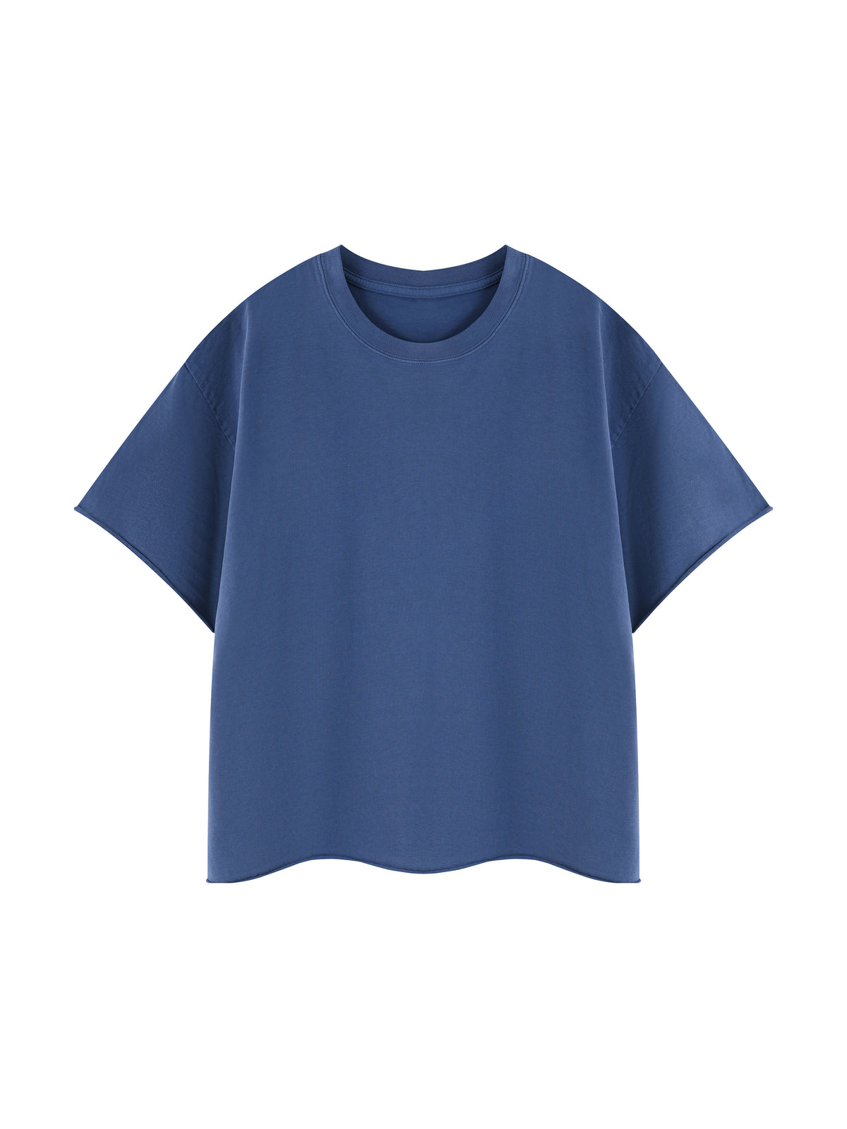 Unisex Boxy Raw Edge T-Shirt gallery 1