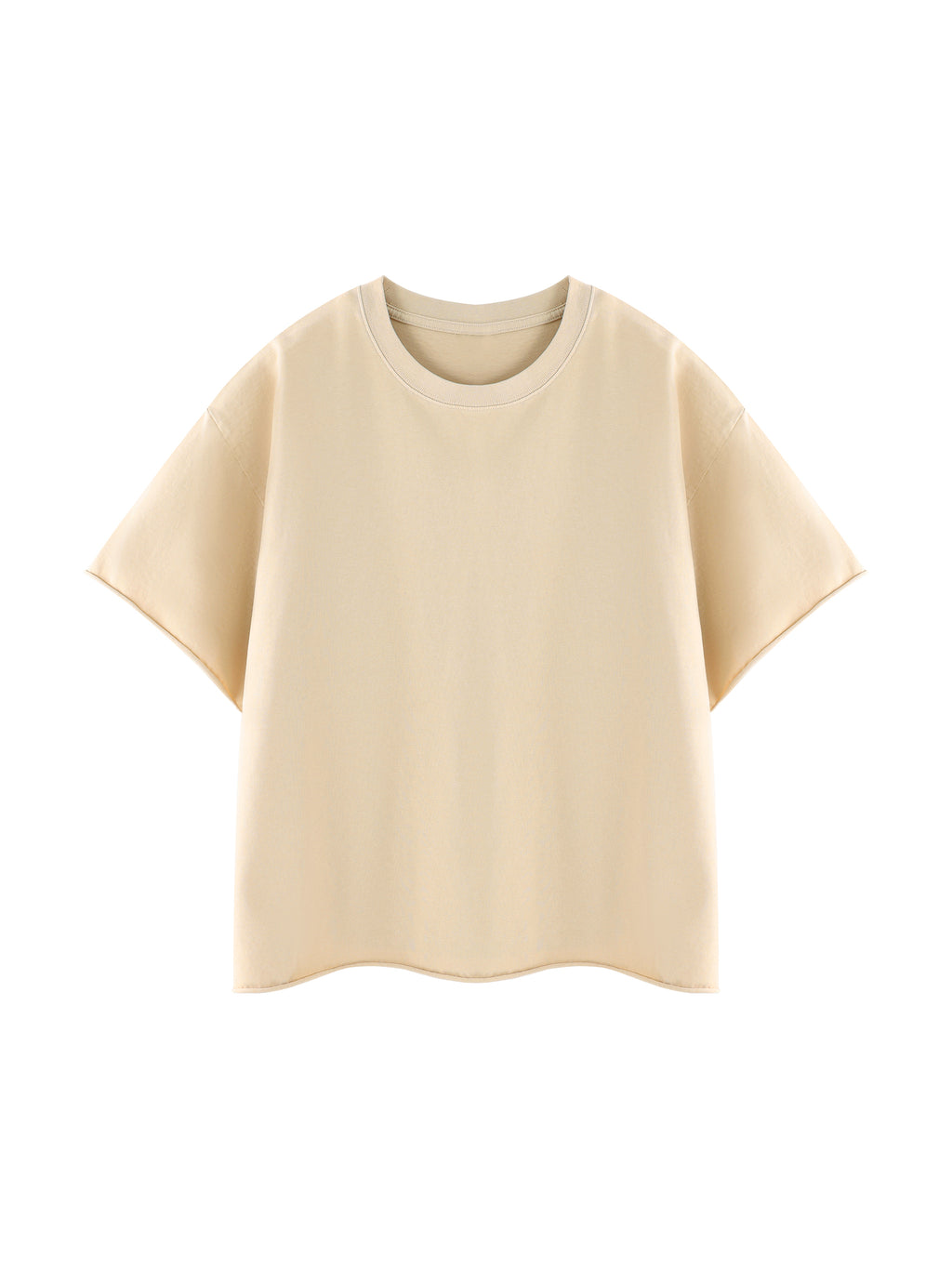 Unisex Boxy Raw Edge T-Shirt gallery 21