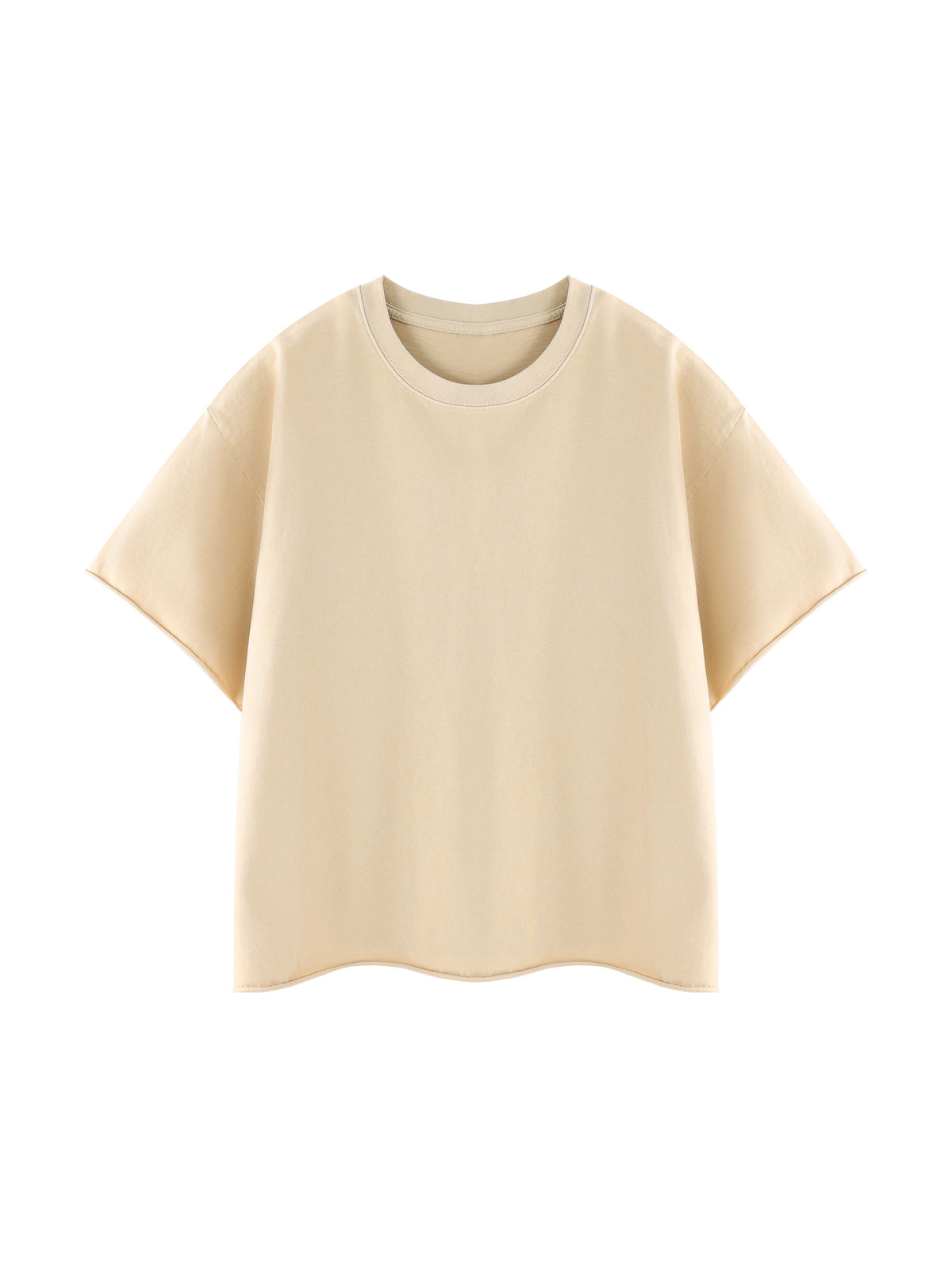 Unisex Boxy Raw Edge T-Shirt gallery 21