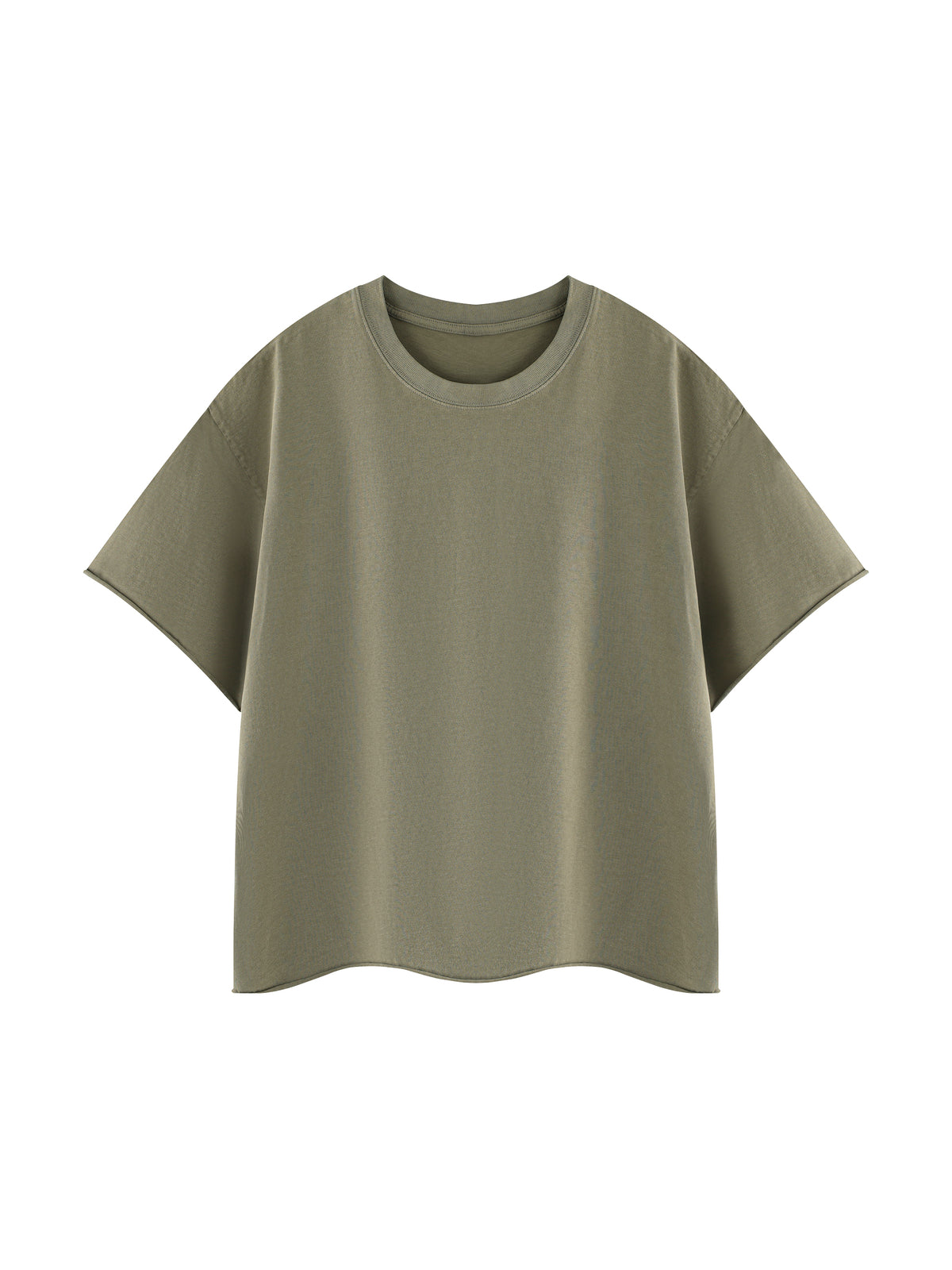 Unisex Boxy Raw Edge T-Shirt gallery 23