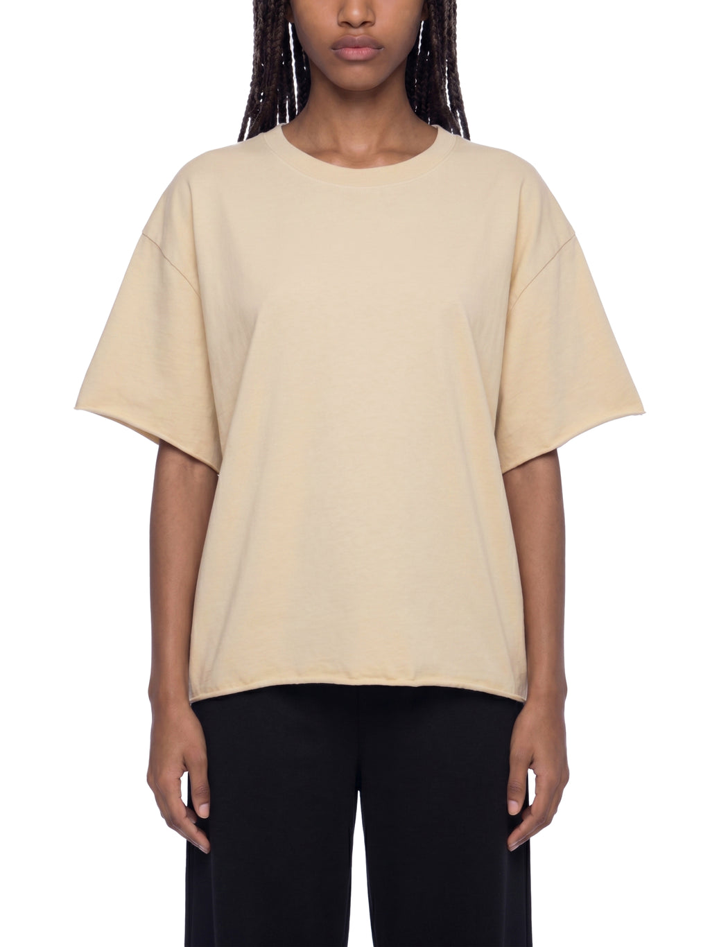 Unisex Boxy Raw Edge T-Shirt gallery 8