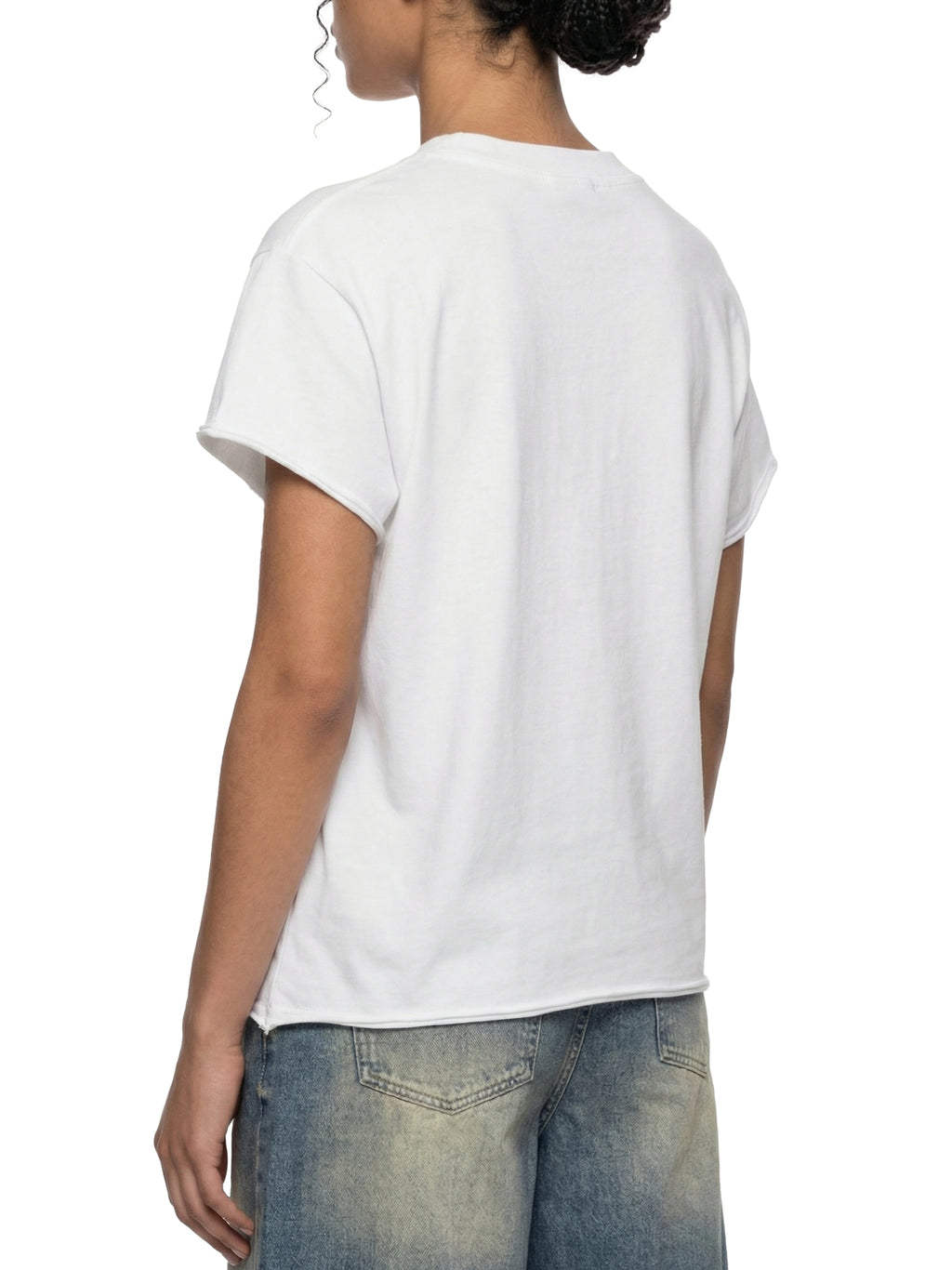 Unisex Boxy Raw Edge T-Shirt gallery 11
