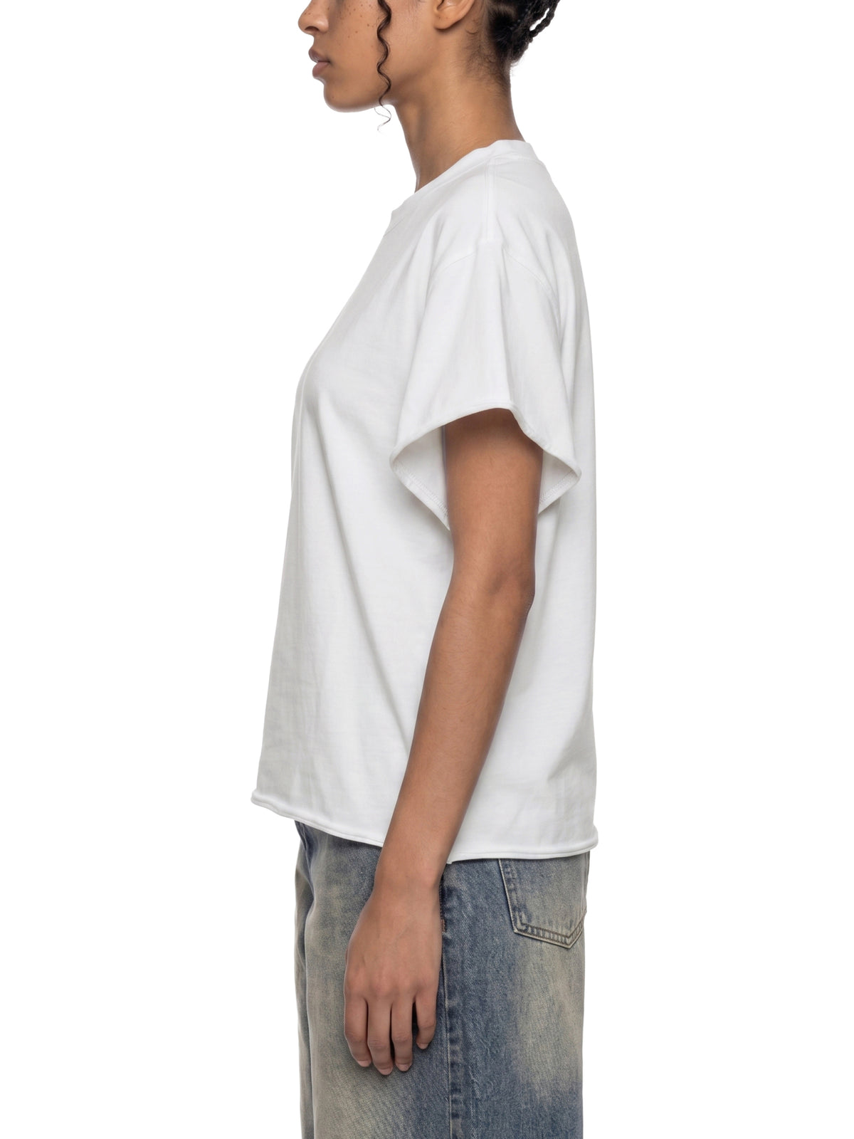 Unisex Boxy Raw Edge T-Shirt gallery 12